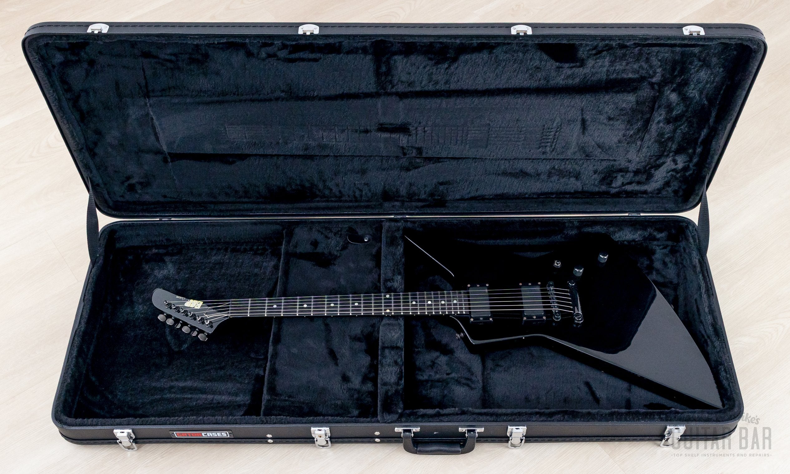 1992 ESP Custom MX250 Explorer Black 100% Original w/ EMG 81, James He