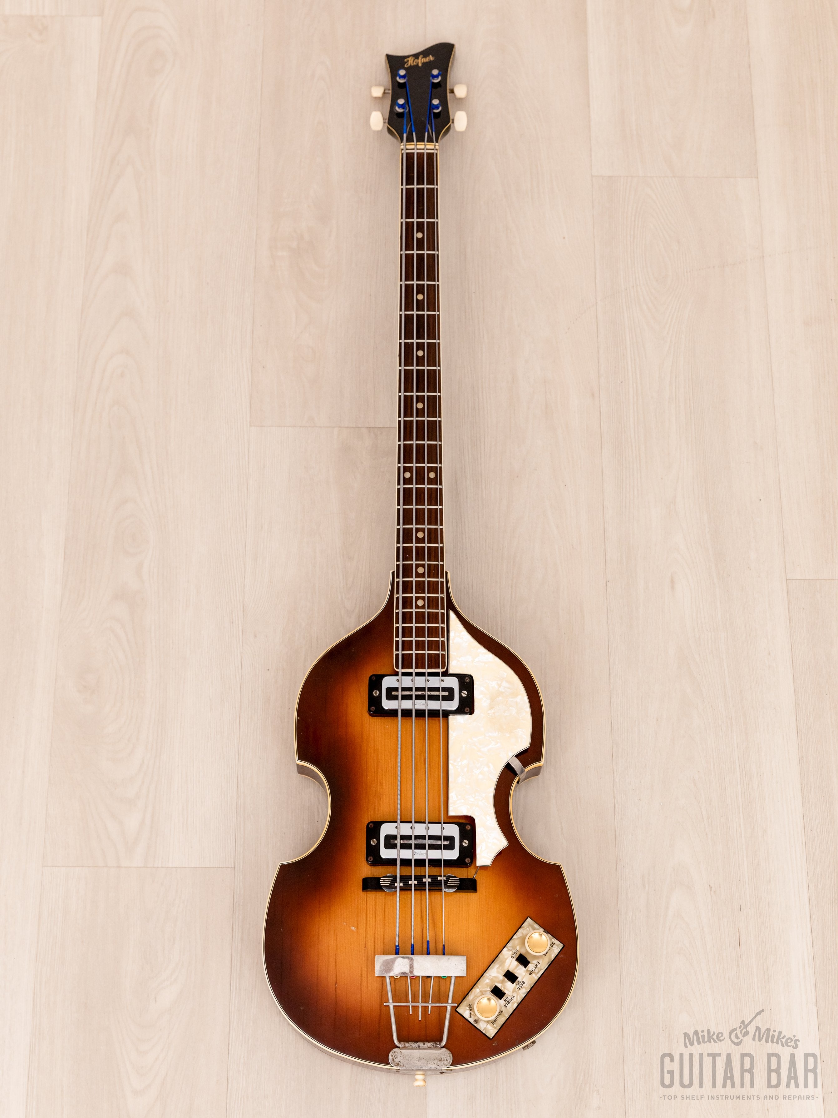 1974 Hofner 500/1 Beatle Bass Vintage Violin Bass 100% Original w/ Blade Pickups, Case