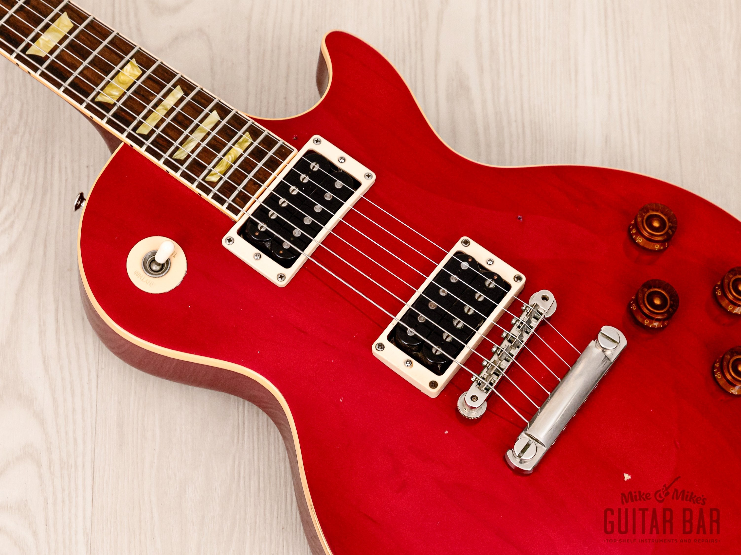 2002 Gibson Les Paul Classic Cherry w/ 496R & 500T Humbuckers, Case