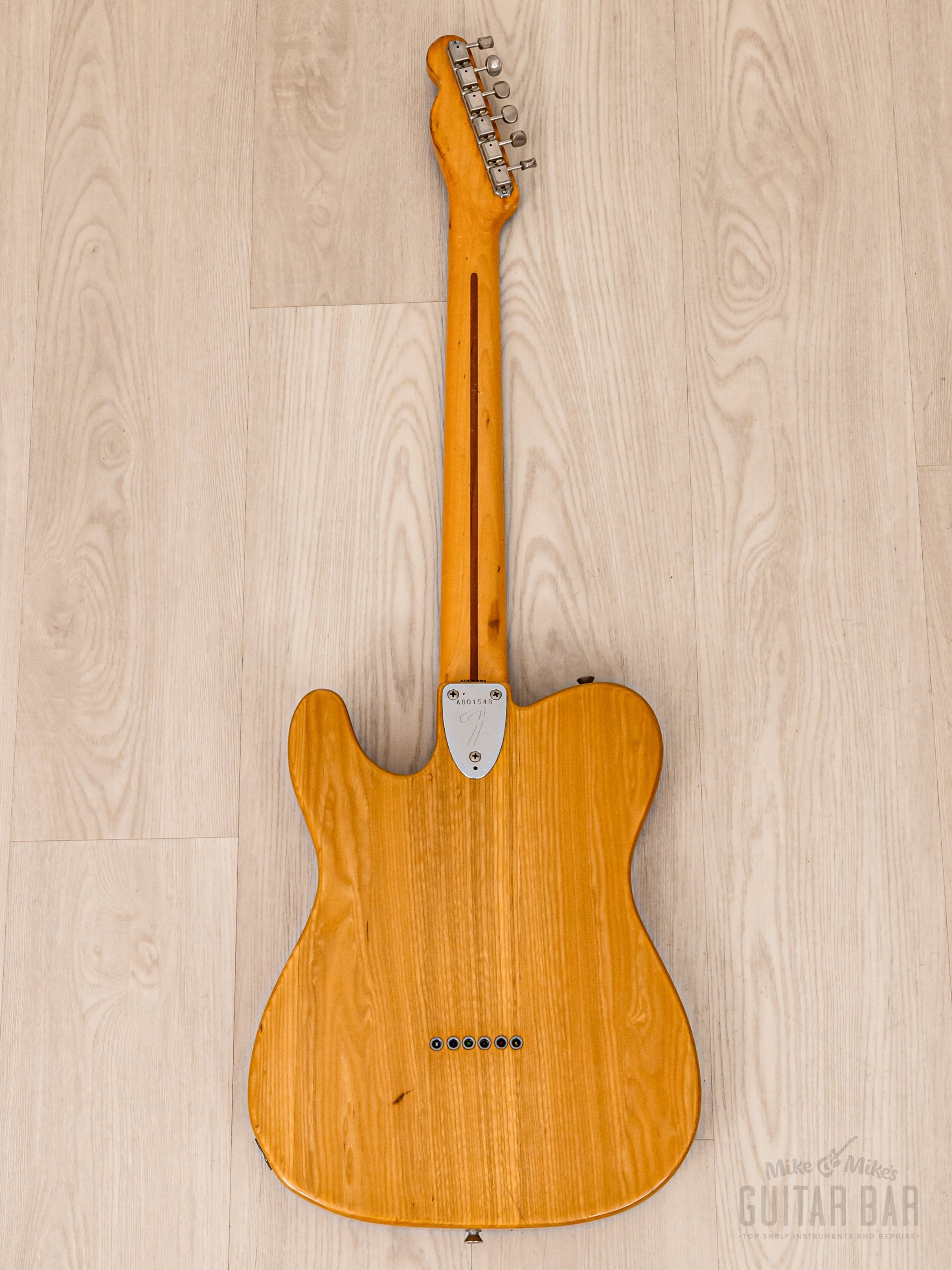 1985 Fender Telecaster Thinline ‘72 Vintage Reissue TN72-75 Natural w/ Wide Range, A-Serial Japan MIJ Fujigen