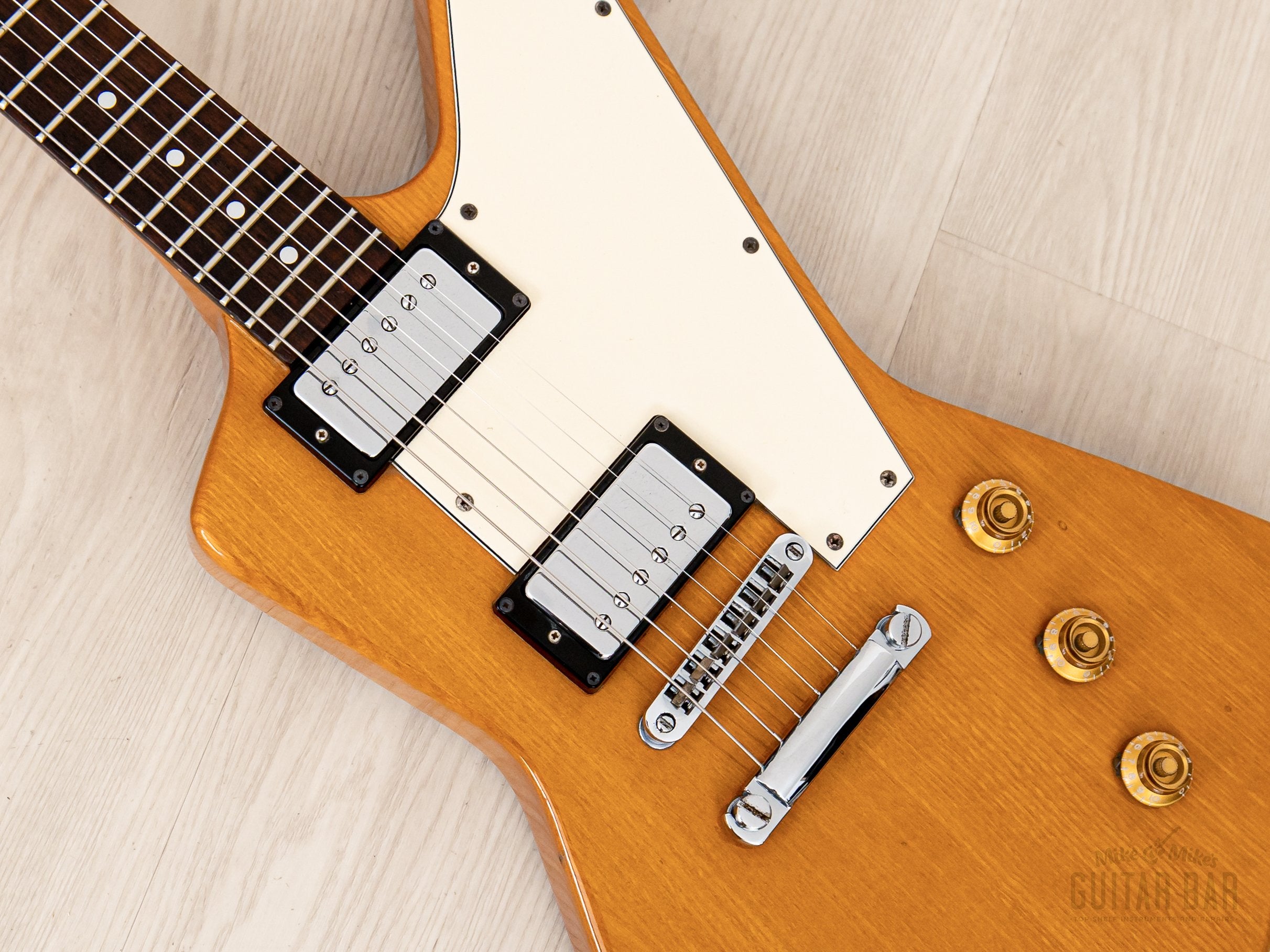 1978 Greco EX800 Explorer Vintage Electric Guitar, Destroyer 2459 w/ Case, Japan Fujigen