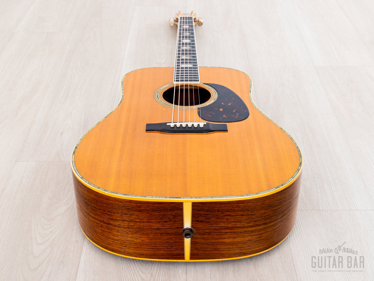 1971 Martin D-41 - lower bout end