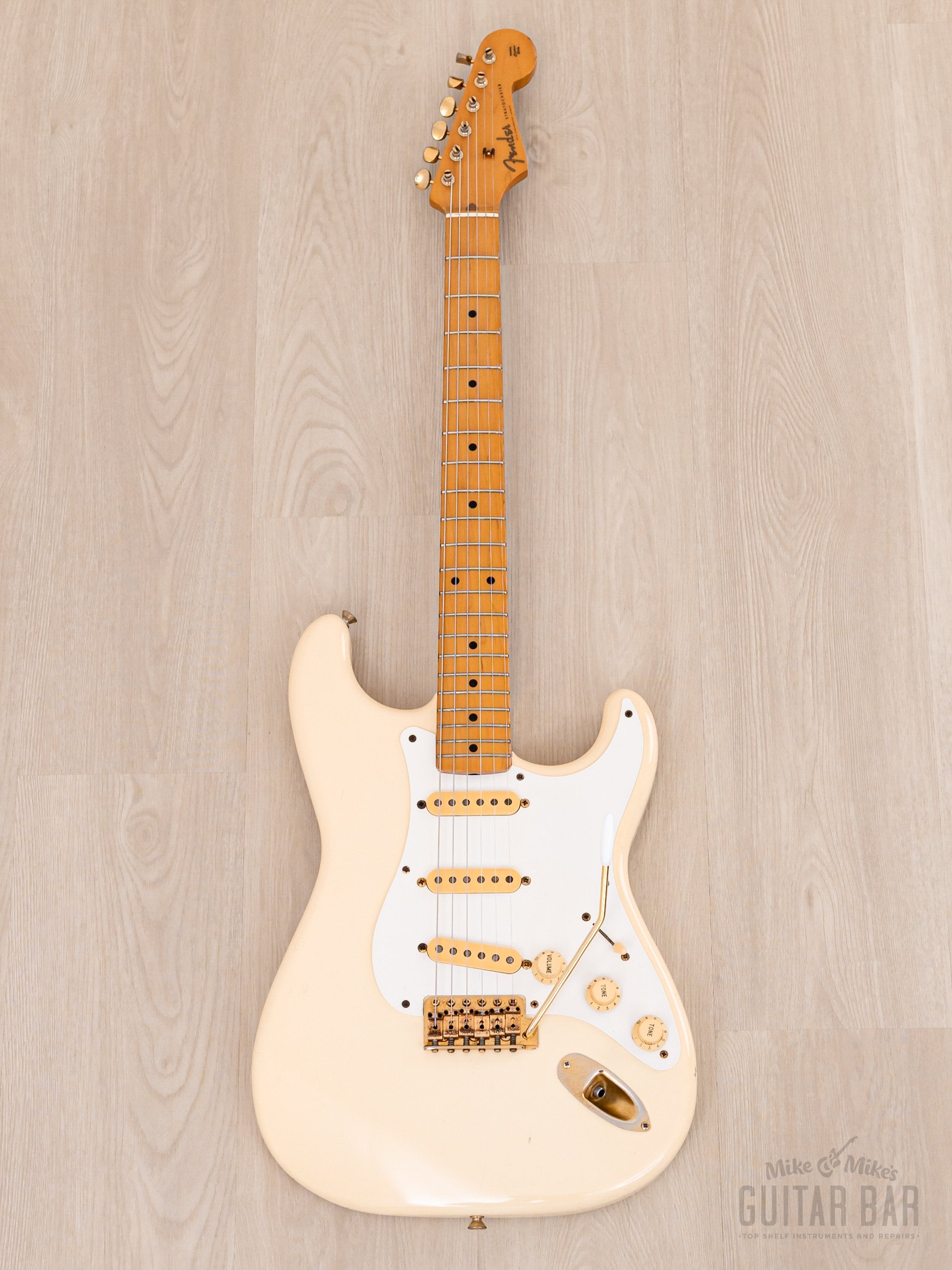 1990 Fender Stratocaster '57 Vintage Reissue ST57-65G Mary Kaye-Style w/ Gold Hardware, Japan MIJ Fujigen