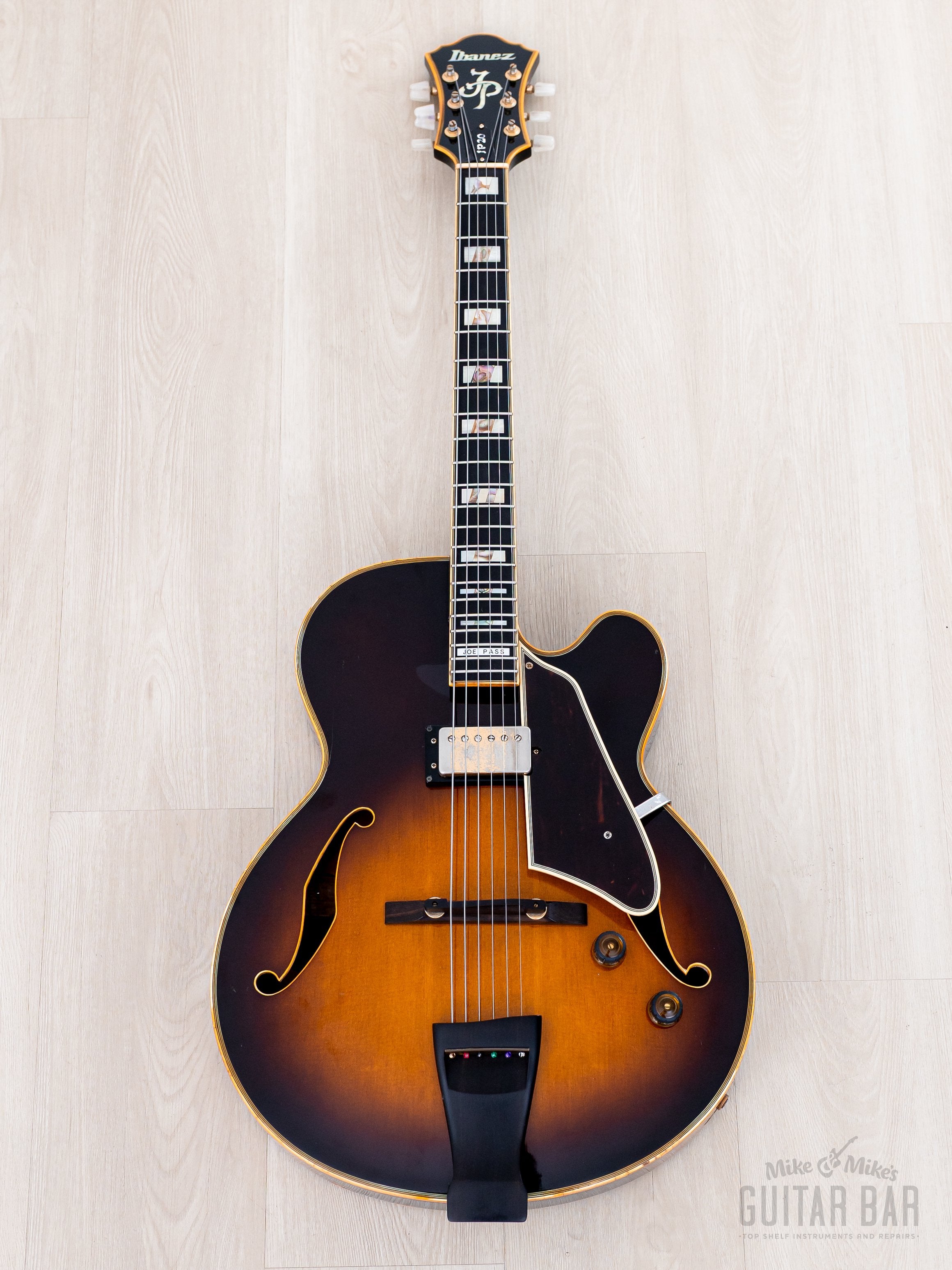 1983 Ibanez JP20 Joe Pass Signature Archtop Electric Guitar Sunburst w
