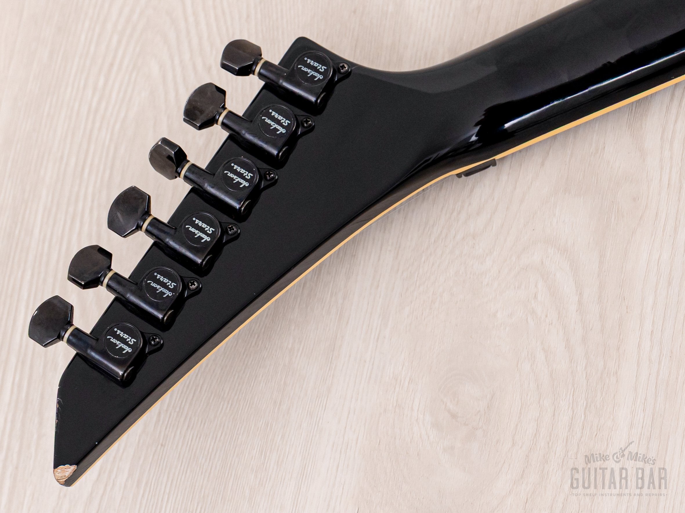 2002 Jackson Stars Soloist SL-J2 Neck Through Guitar Black w/ Seymour