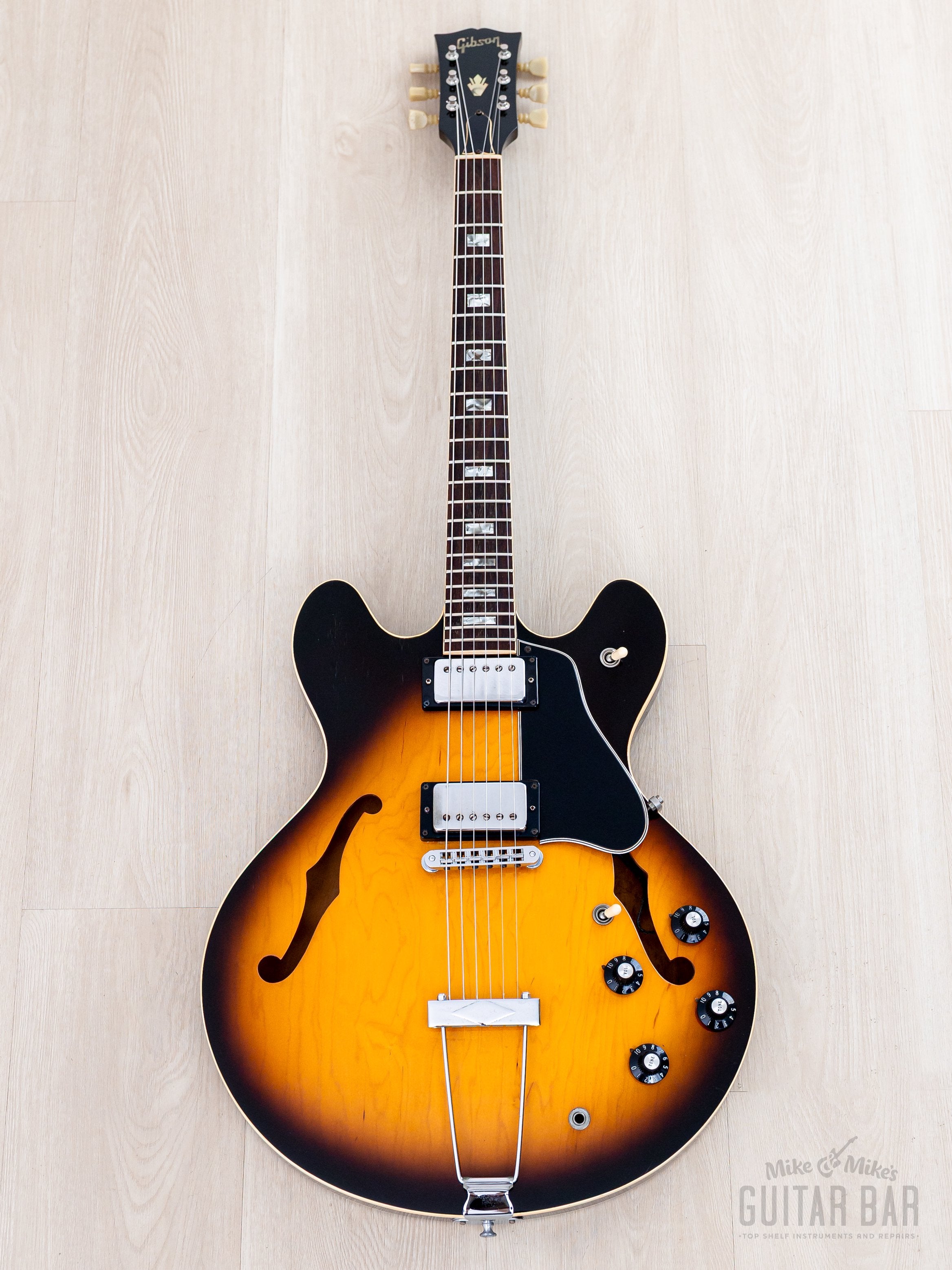 1978 Gibson ES-335 Vintage Semi-Hollow Guitar Sunburst w/ Tarbacks, Co