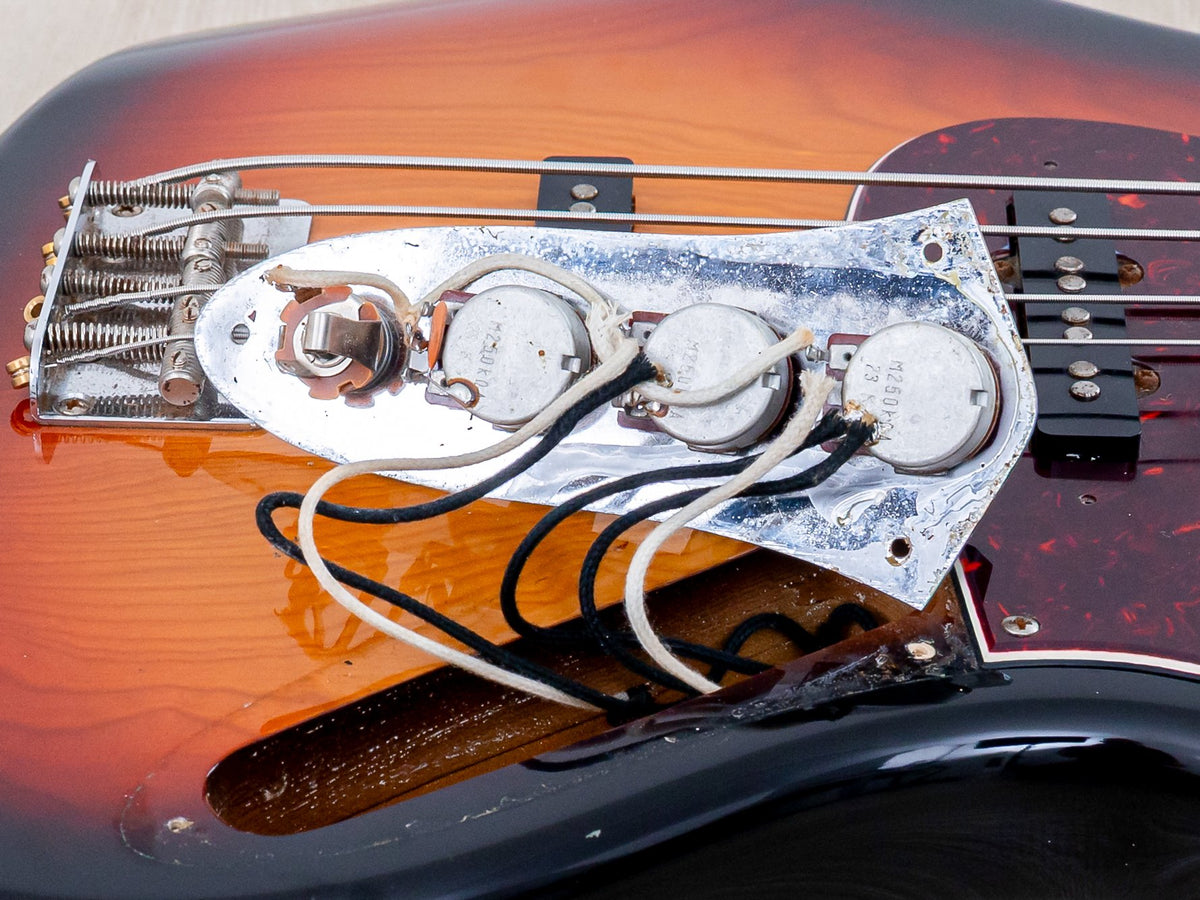 Fender JV Jazz Bass control plate wiring