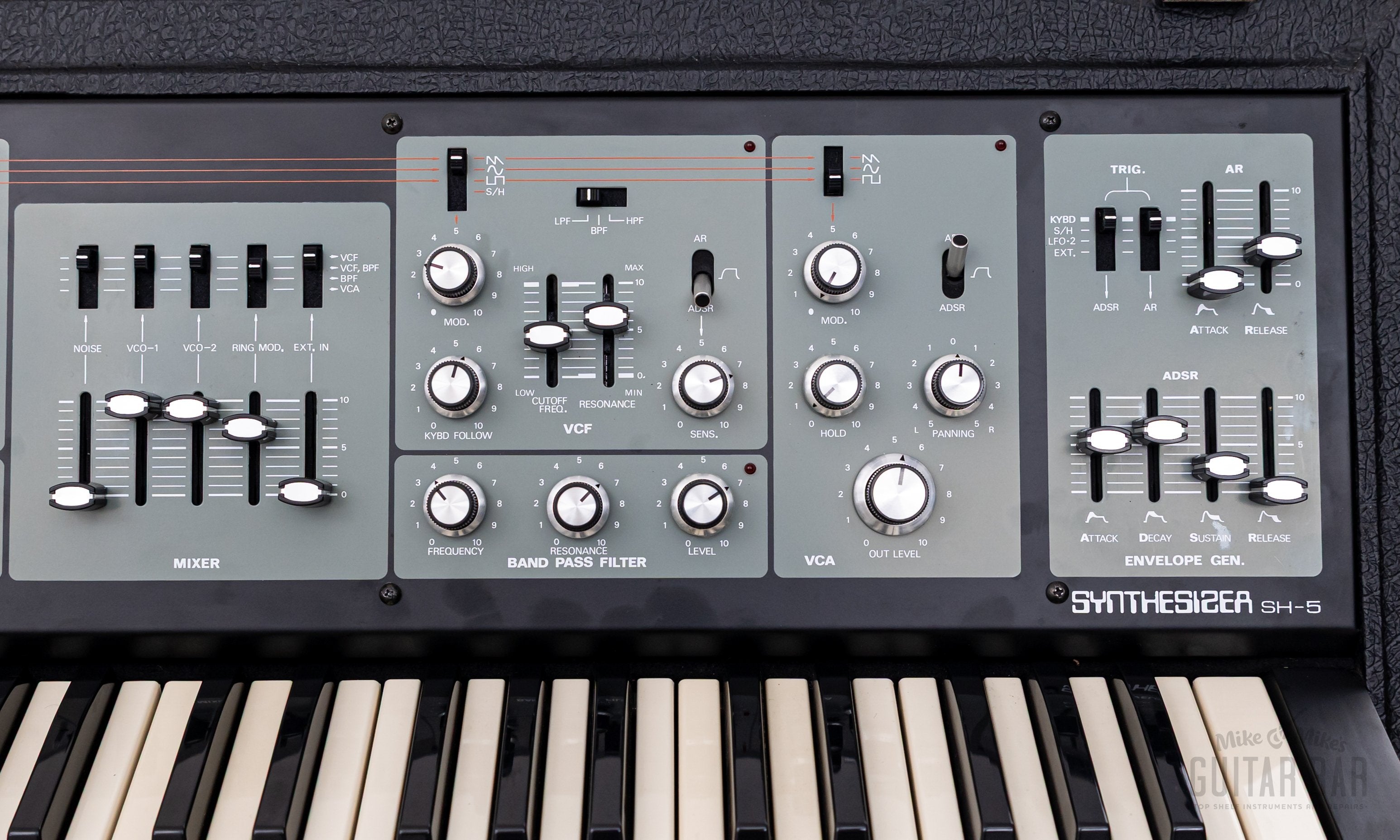 1977 Roland SH-5 Vintage Monophonic Analog Synthesizer, Time Capsule-Clean & Serviced