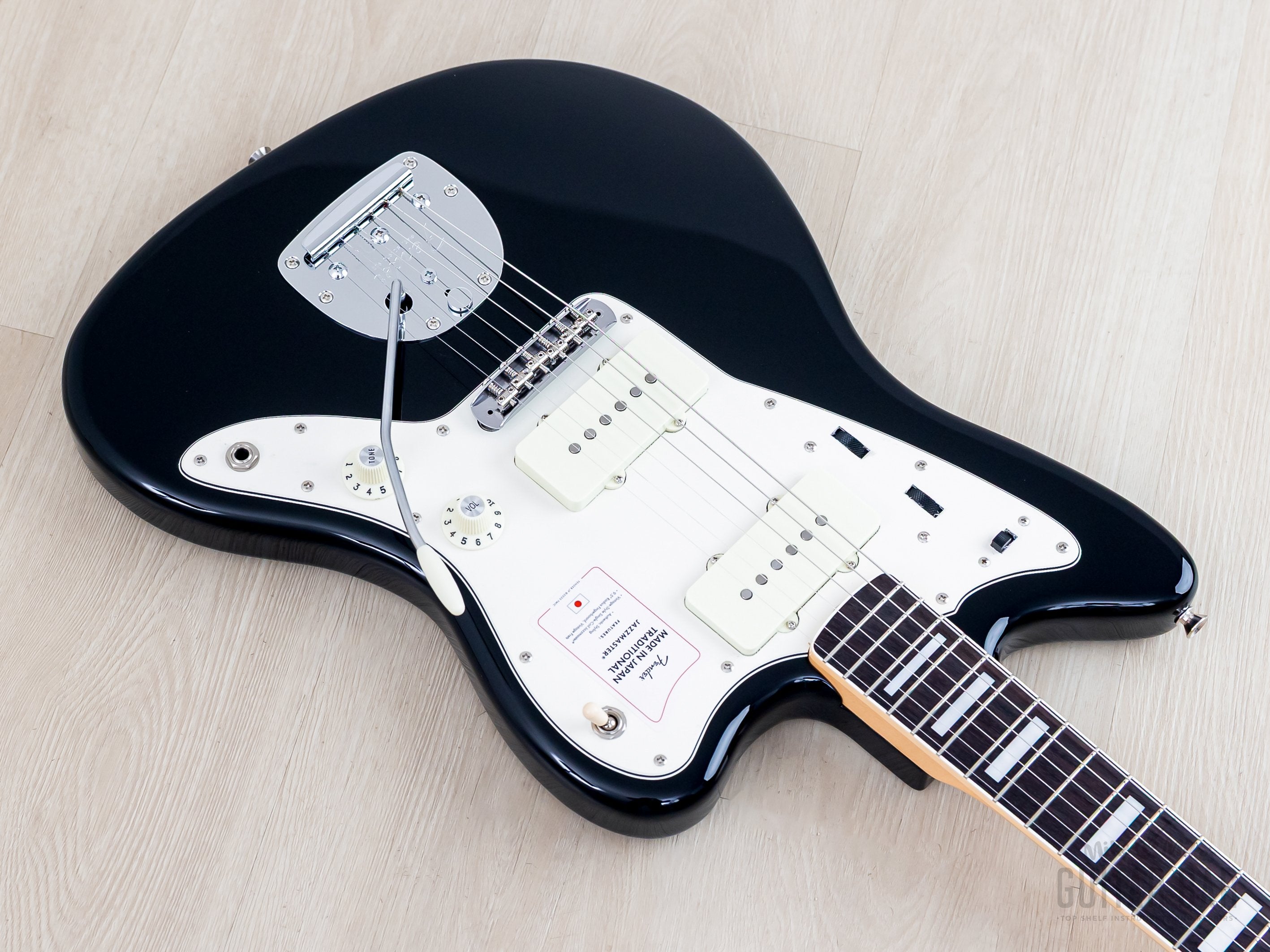 2025 Fender Traditional Late '60s Jazzmaster Black + Headstock w/ Bloc