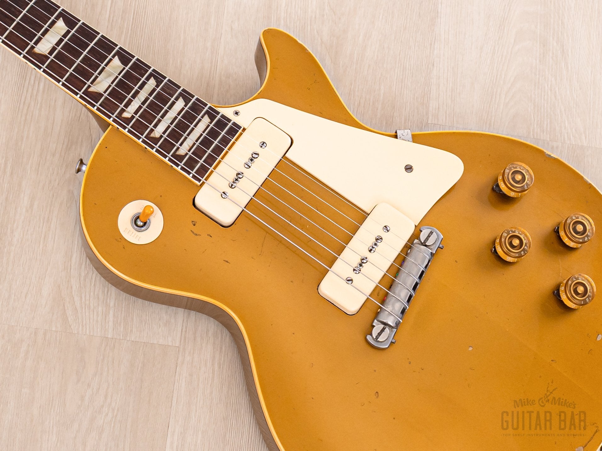 1954 Gibson Les Paul Standard Goldtop Vintage Guitar 