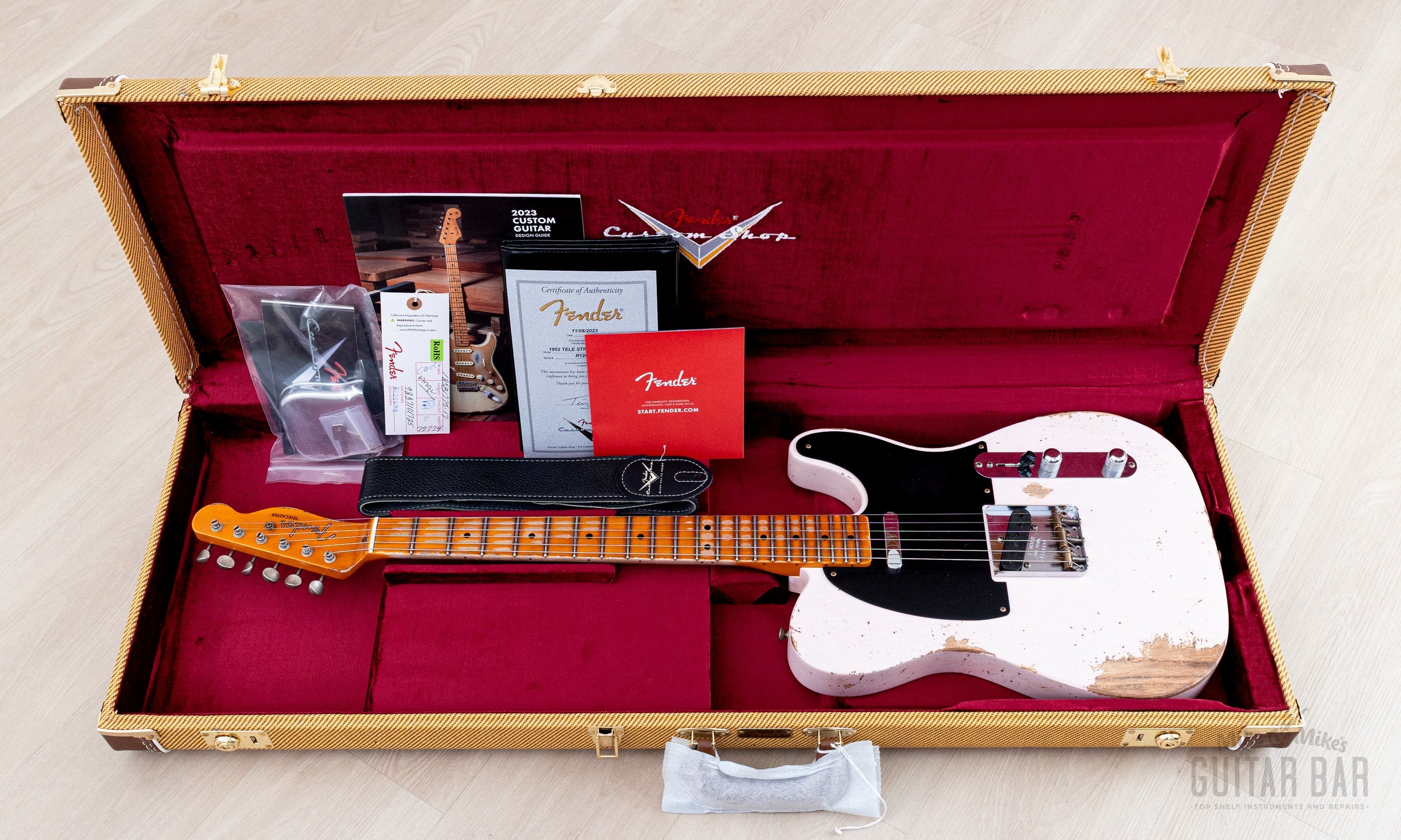 2023 Fender Custom Shop 1952 Telecaster Heavy Relic Streamlined U Fade
