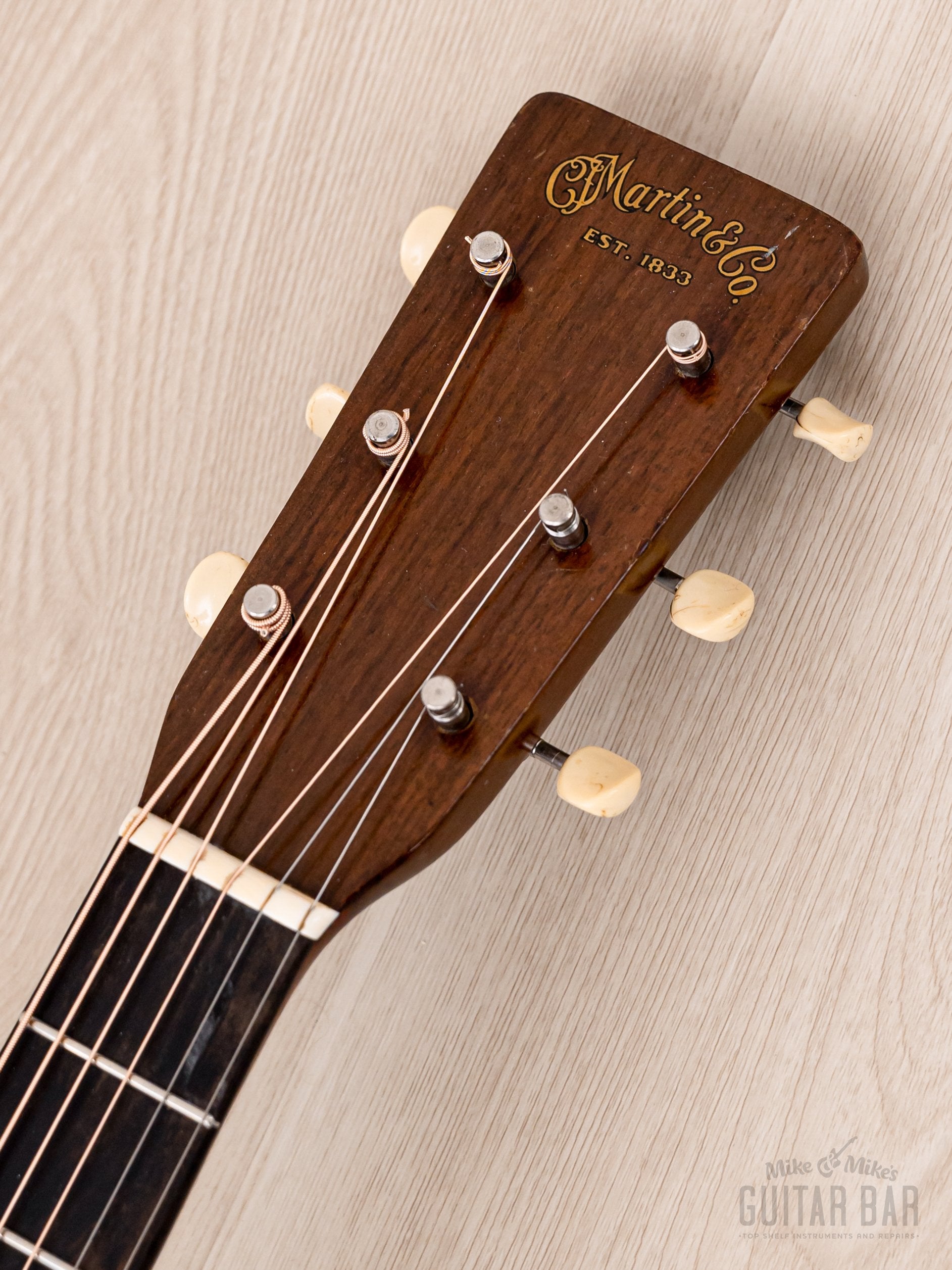 1945 Martin D-18 Vintage Dreadnought Acoustic Guitar, Wartime Features w/ Adirondack Spruce Top, Case