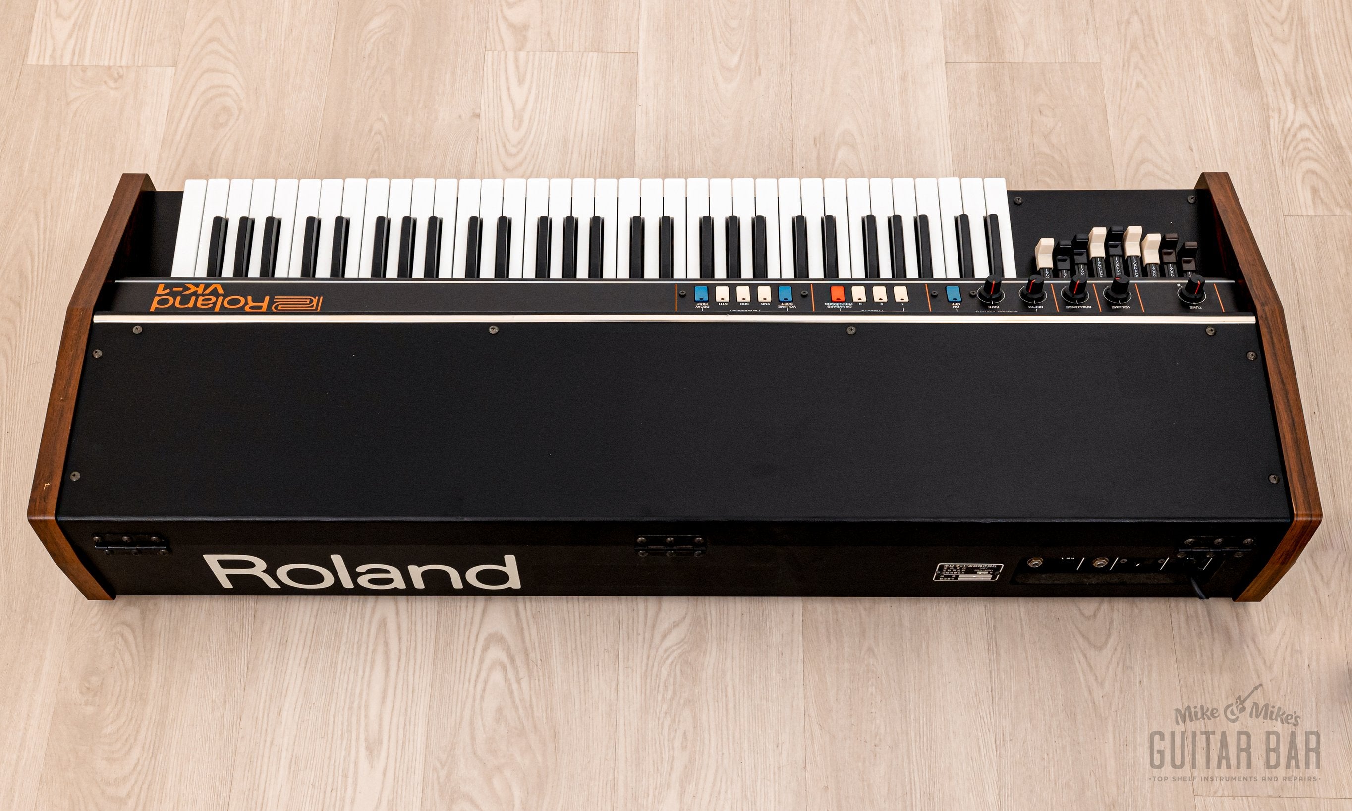 1970s Roland VK-1 Vintage Analog Drawbar Organ, Clean & Serviced w/ Ca –  Mike & Mike's Guitar Bar