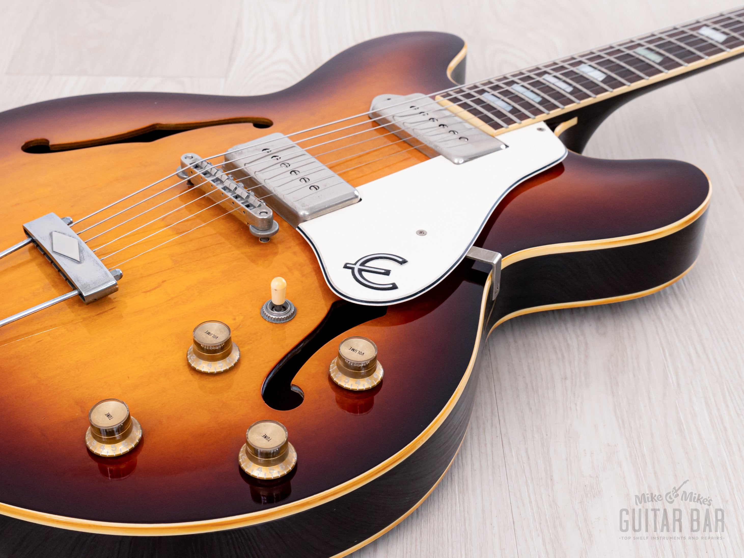 1991 Epiphone Casino Vintage Guitar Sunburst Pre-Elitist, Near-Mint w/