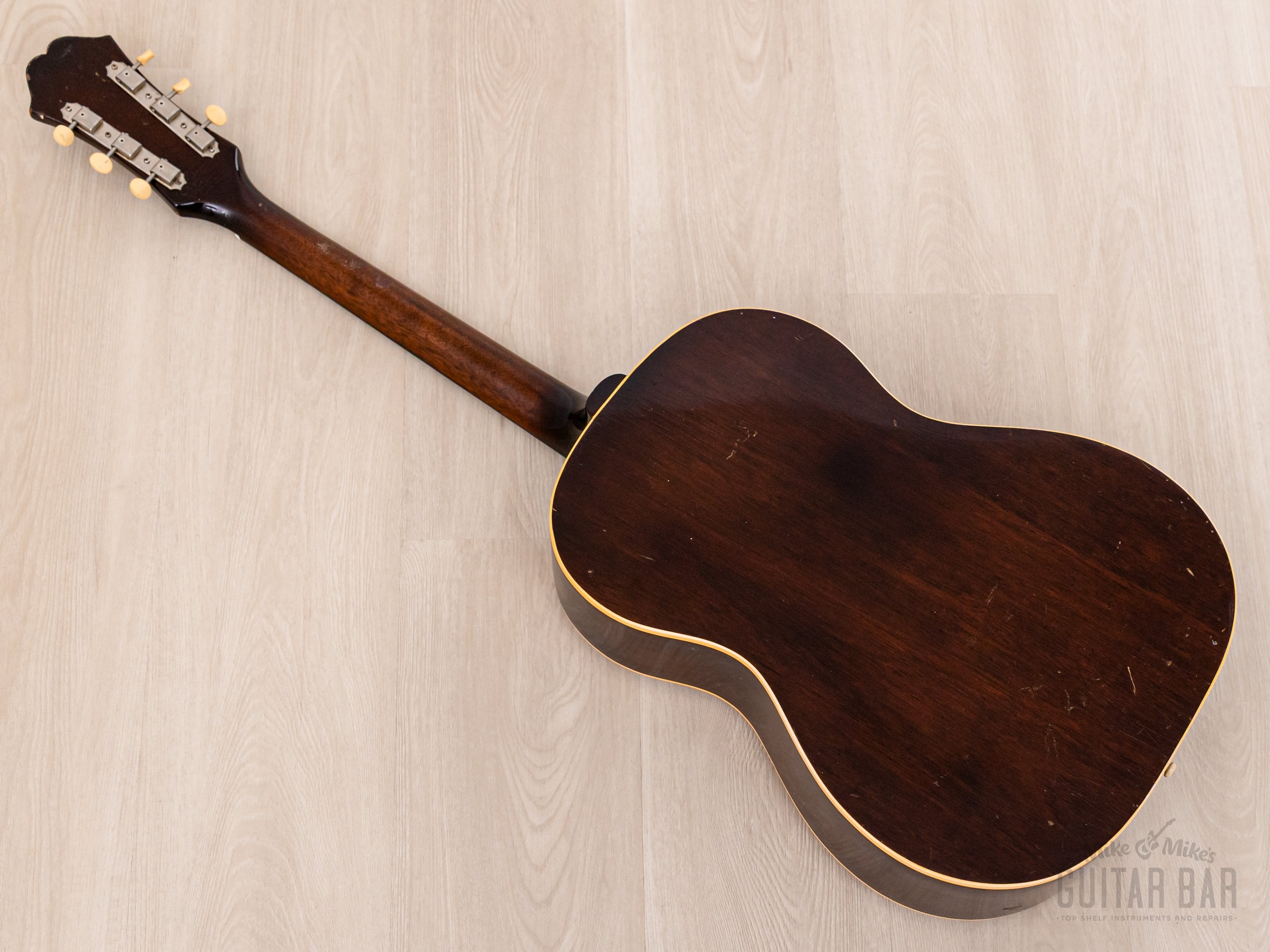 1965 Epiphone Cortez FT-45N Vintage Gibson-made Acoustic Guitar w/ Case, Kalamazoo B-25N