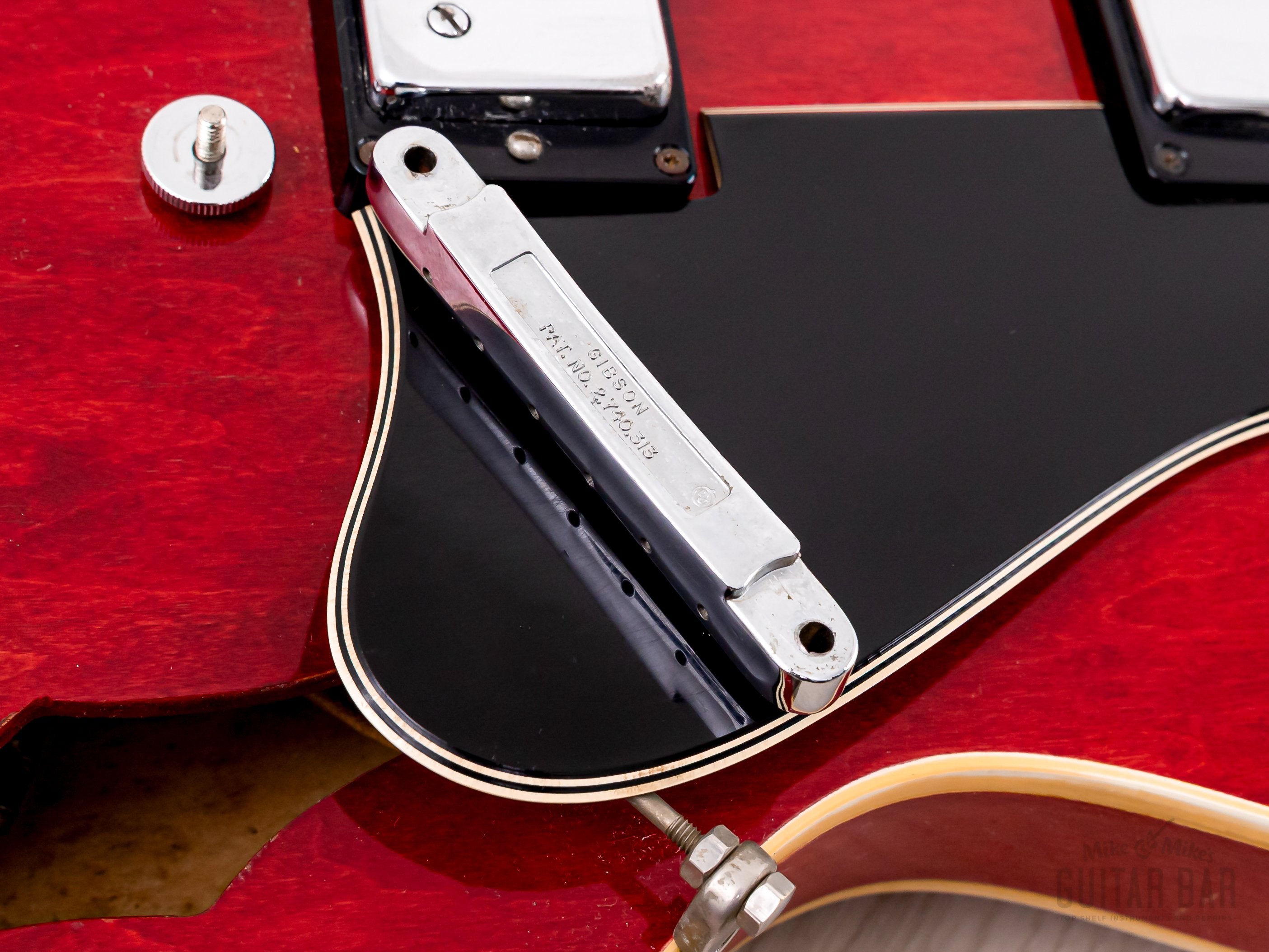 Gibson ES335 TOP ボディ 1969 Gibson ES-335 TDC Vintage Guitar Cherry, Stoptail Conversion w/ P