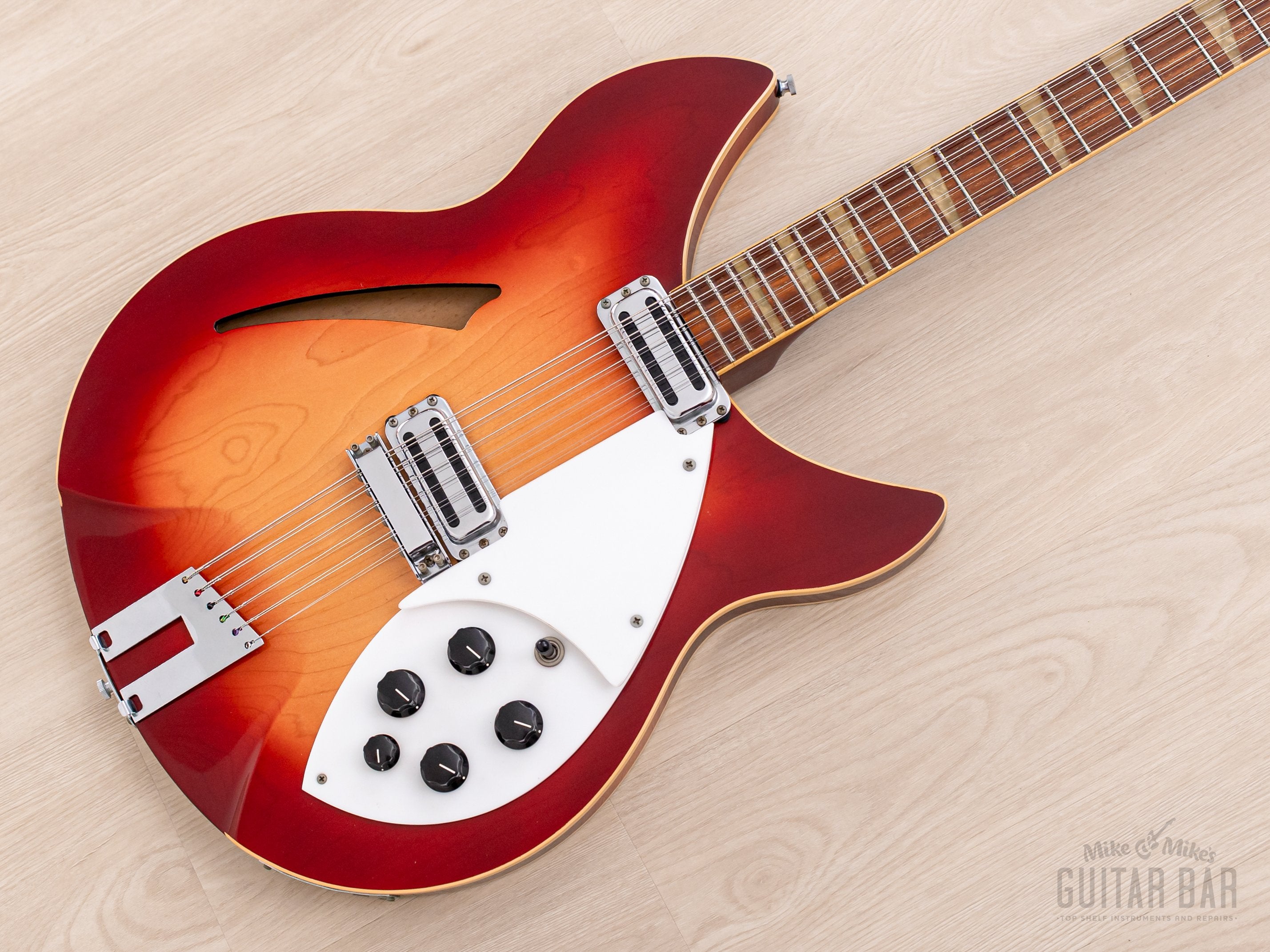 1990 Rickenbacker 360/12V64 12-String Vintage Reissue Fireglo w/ Toasters, Case & Hangtags