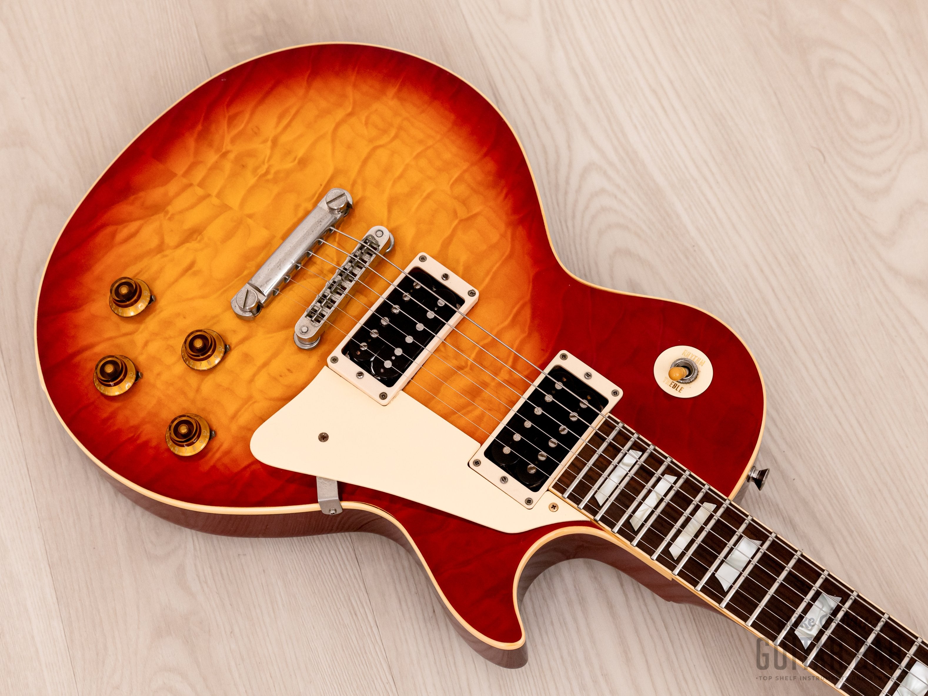 1992 Orville by Gibson Les Paul Standard LPS-QM Quilted Maple Top w/ 57 Classic PAFs, Japan