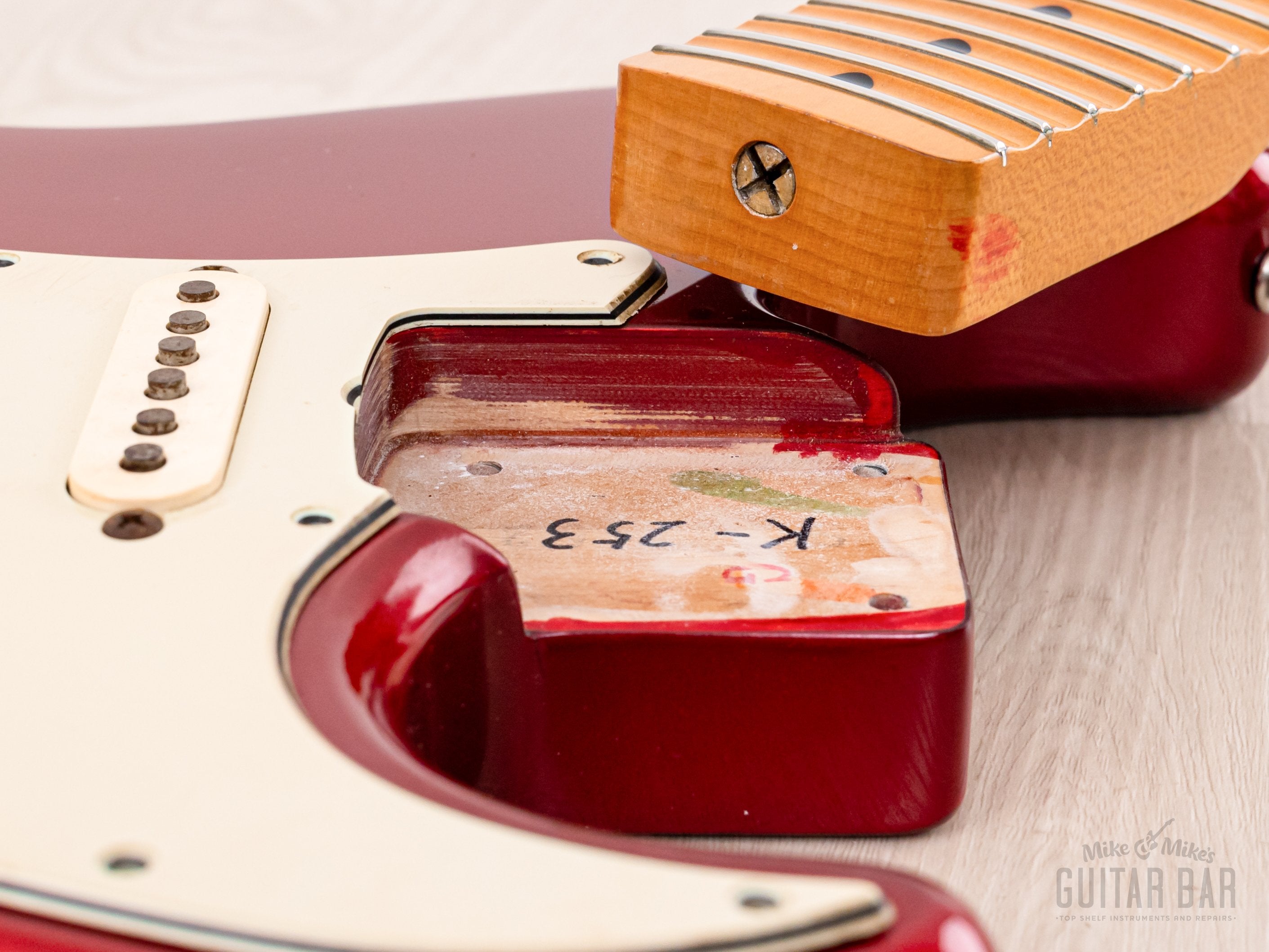 1992 Fender Order Made Stratocaster Yngwie-Spec Candy Apple Red w/ Scalloped Fretboard, Japan MIJ Fujigen