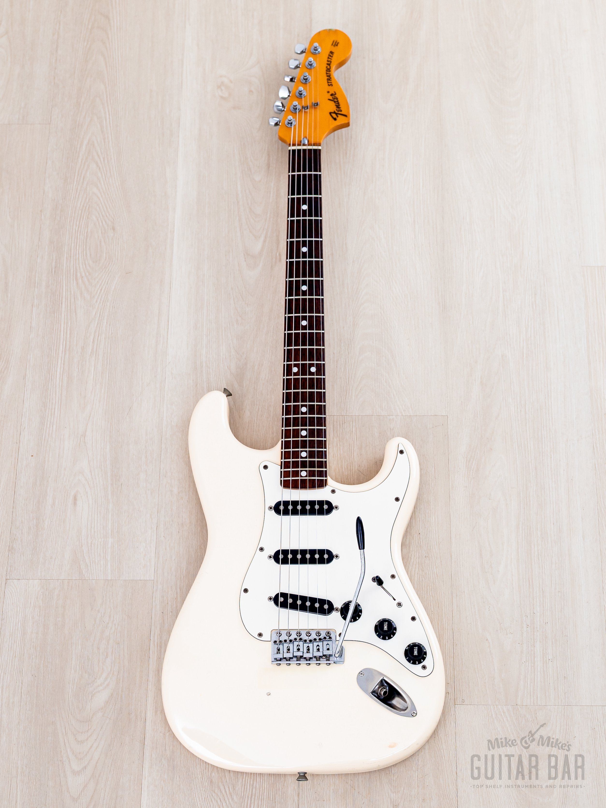 1990 Fender Stratocaster '72 Vintage Reissue ST72-500 Olympic White w/
