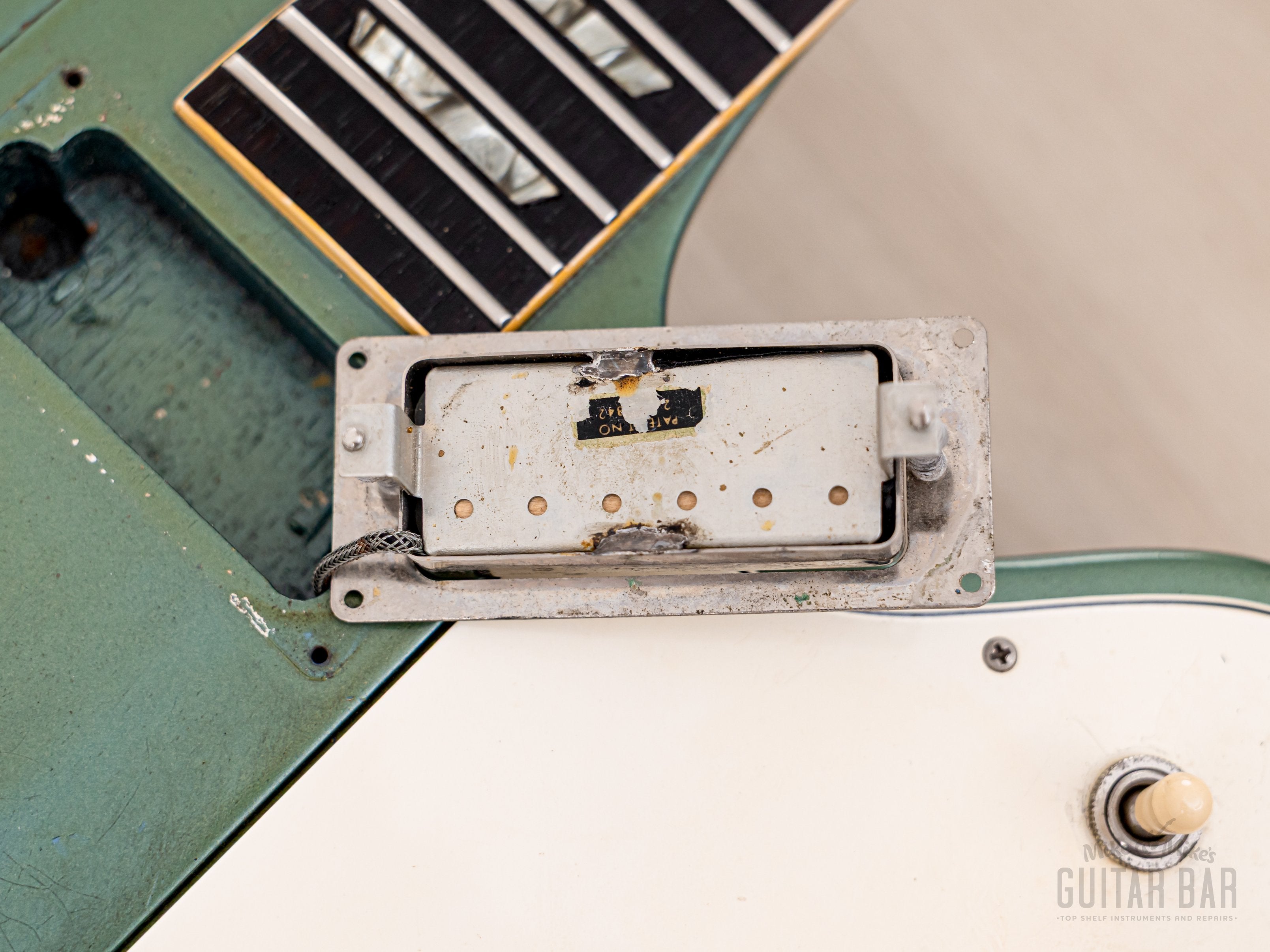 1963 Gibson Firebird V Reverse Body Pelham Blue Vintage Guitar w/ Case, The Hives Howlin' Pelle Almqvist