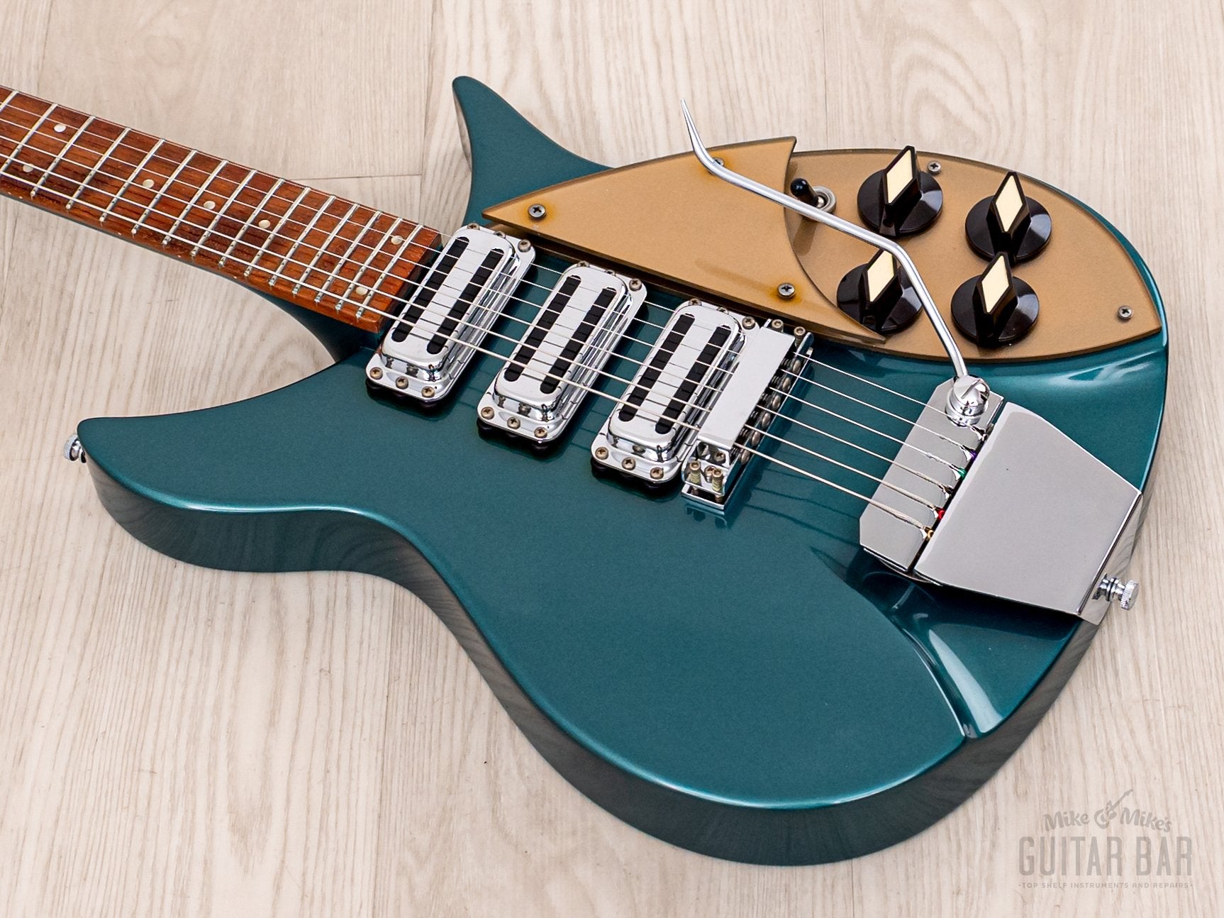 1997 Rickenbacker 355V59 One-Off Custom Order Turquoise w/ Accent Vibrato, Hangtags & Case