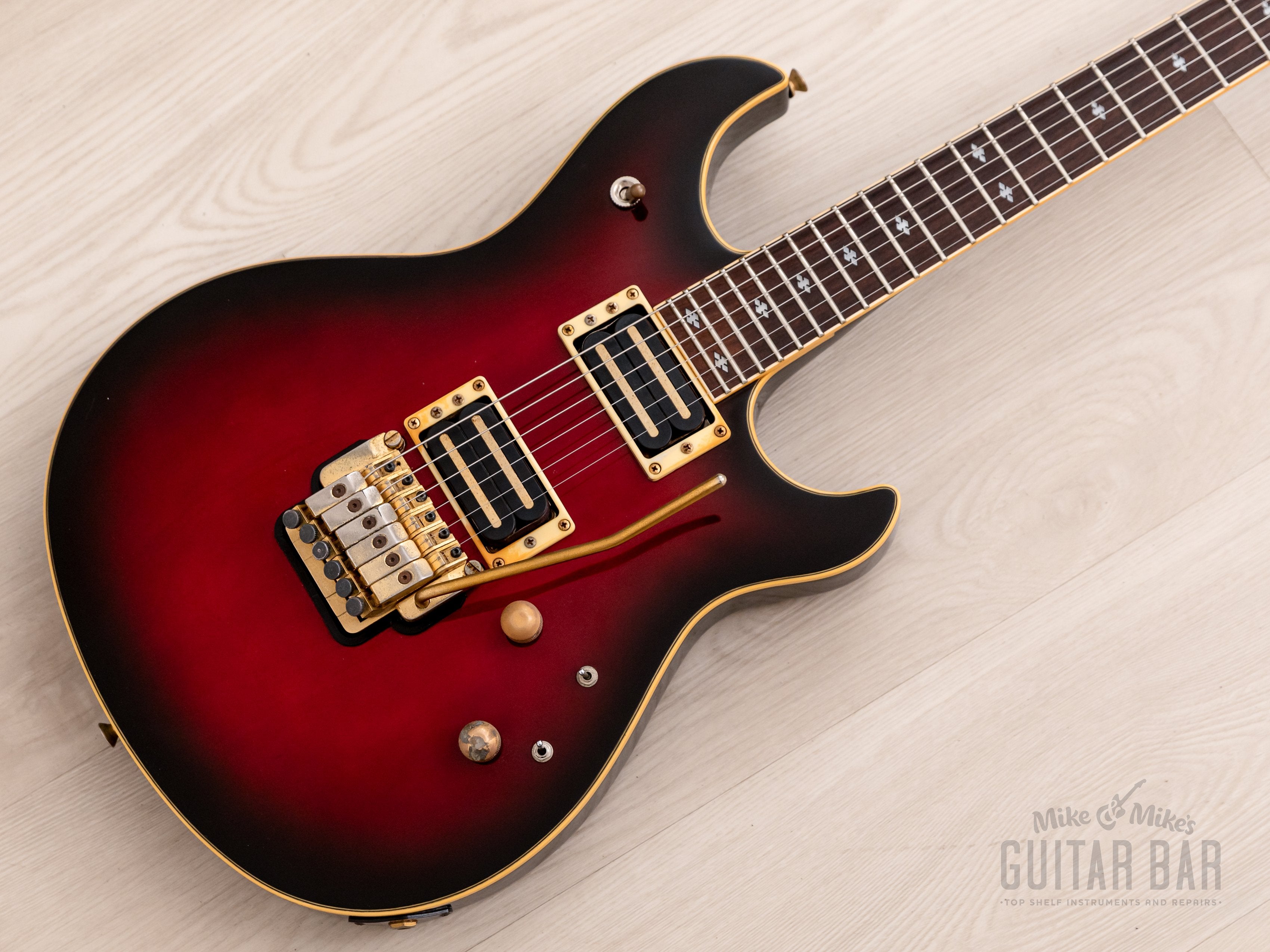 1986 Yamaha SFX-1 Super Flight Wine Red Sunburst w/ Hangtags, Kyoji Yamamoto Bow Wow