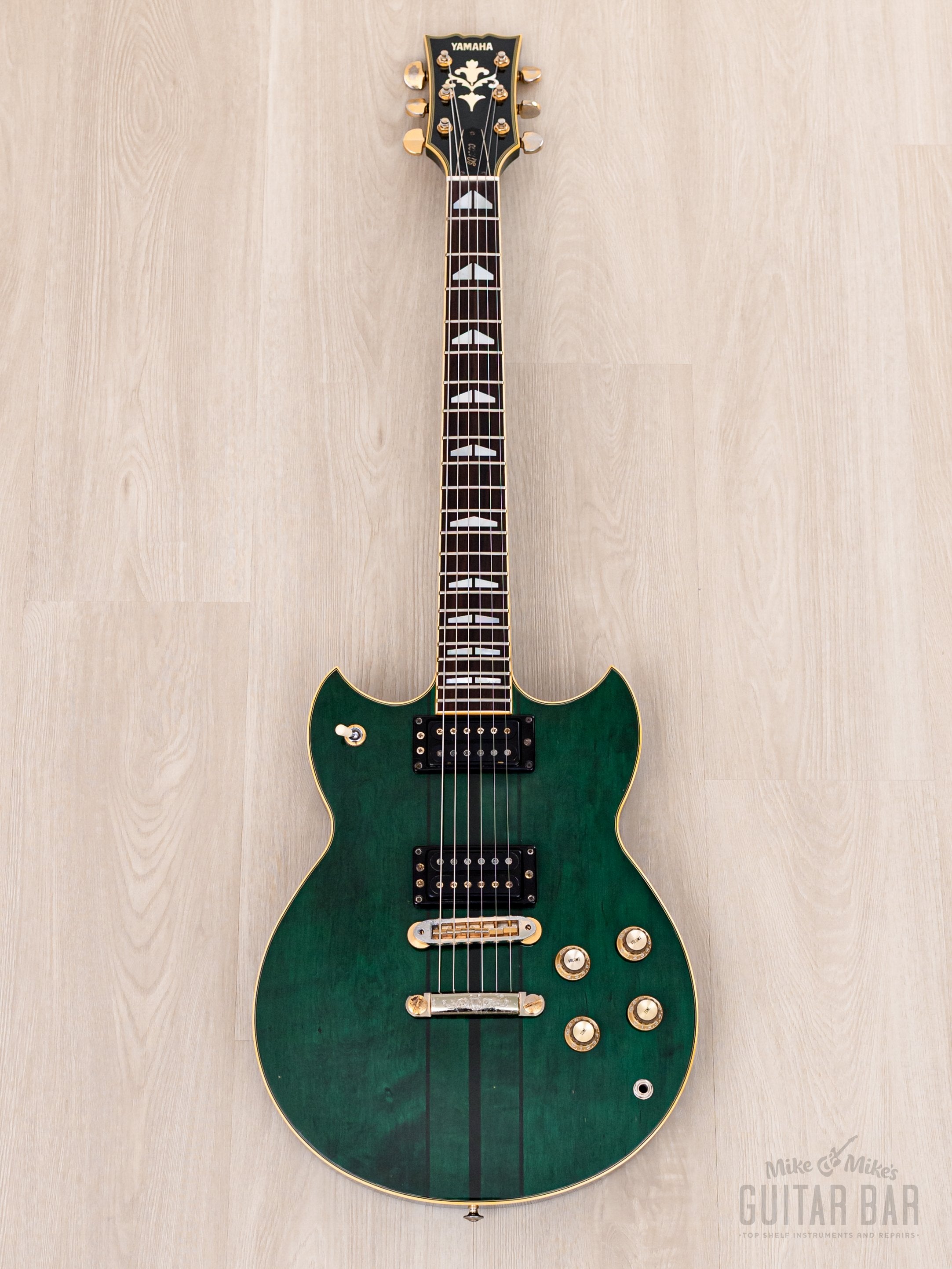 1982 Yamaha SG1500 Vintage Neck Through Guitar Jade Green