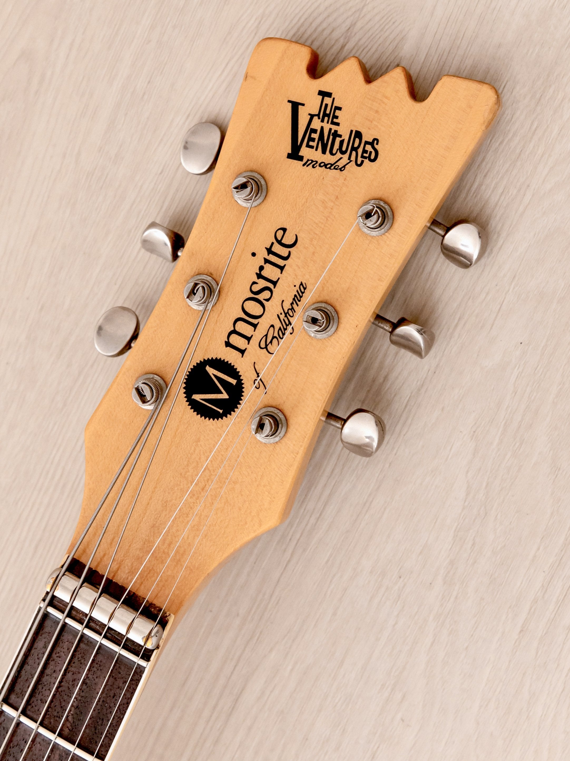 2000s Mosrite Ventures Model Super Custom '65 Pearl White w/ Curtis Novak Pickups & Vibramute, Japan Kurokumo