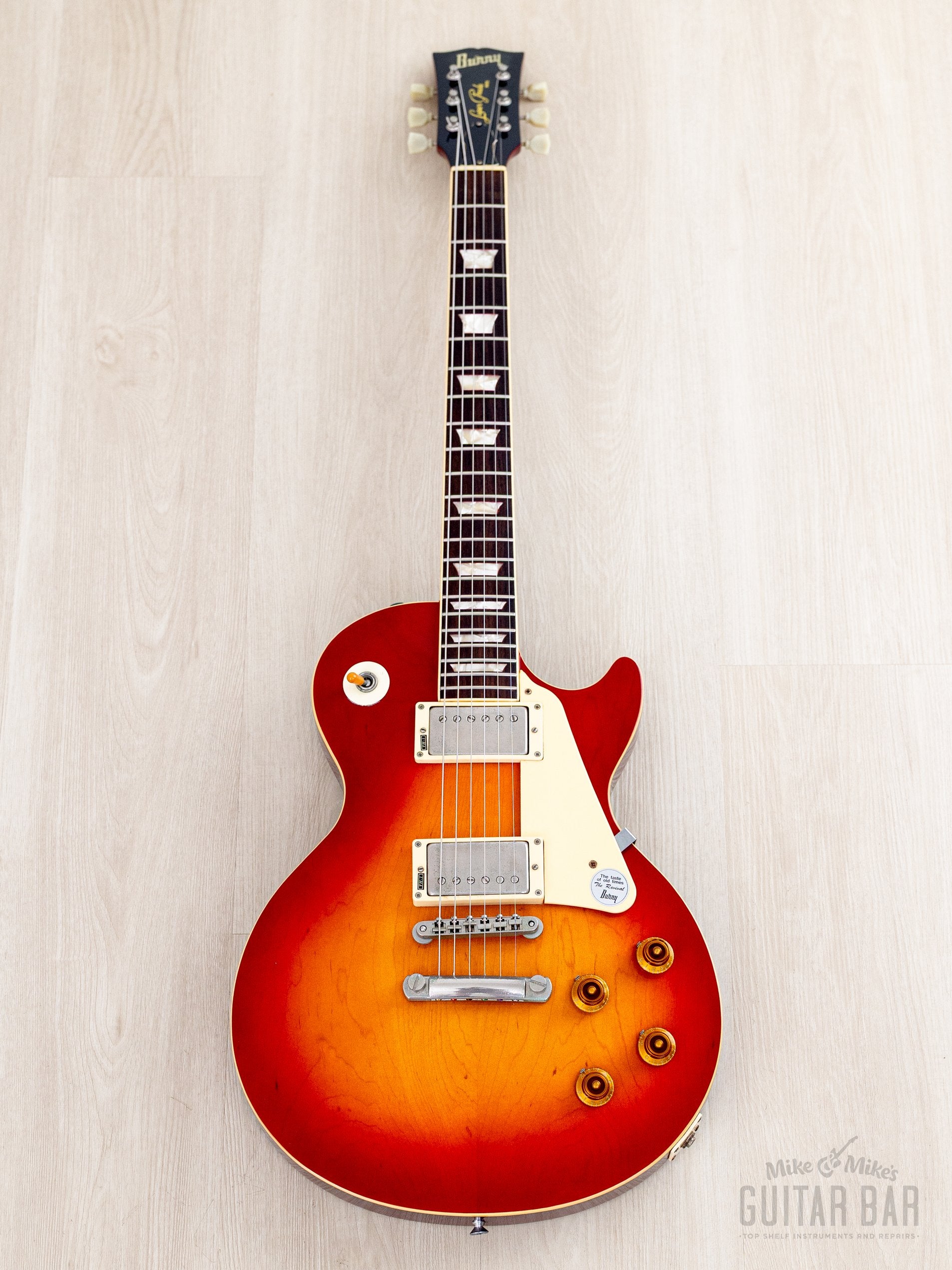1989 Burny Super Grade RLG-60 '59 Model Burst w/ VH-1 Humbuckers, Japa