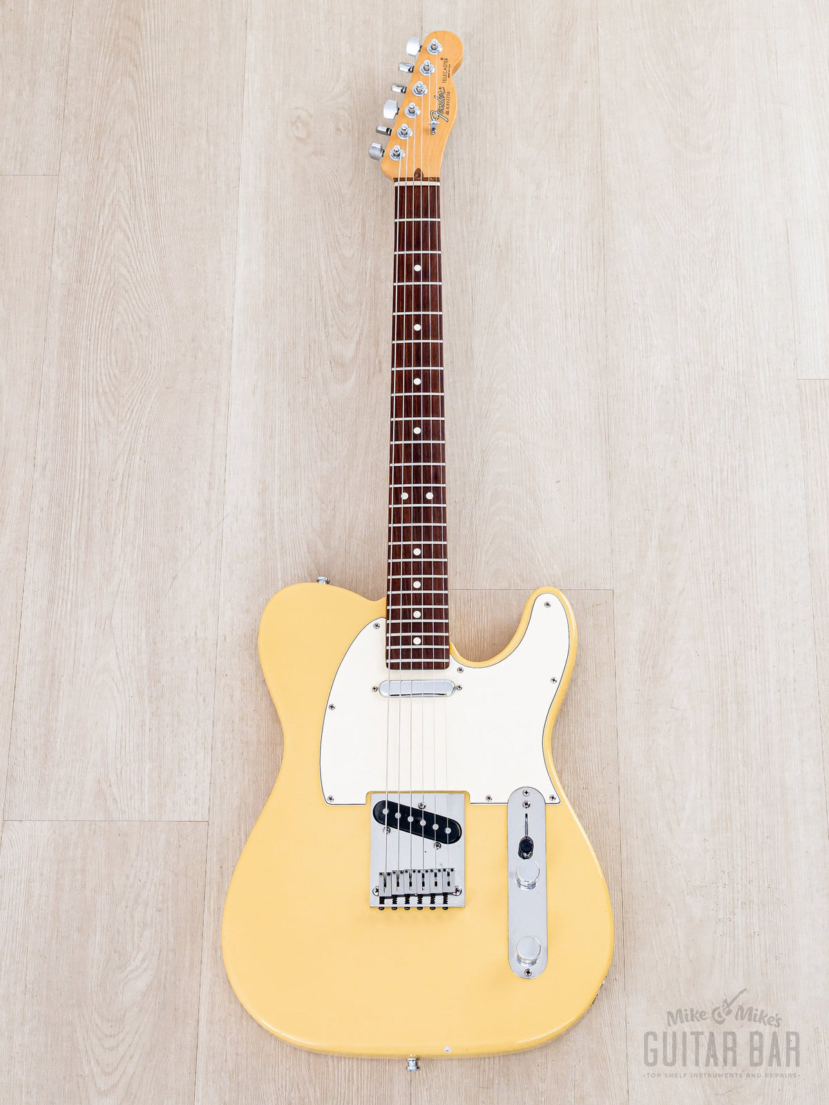1988 Fender American Standard Telecaster Vintage White, full front view