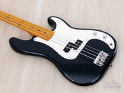 2002 Fender '57 Precision Bass PB57-53 Black, reverse angled body view