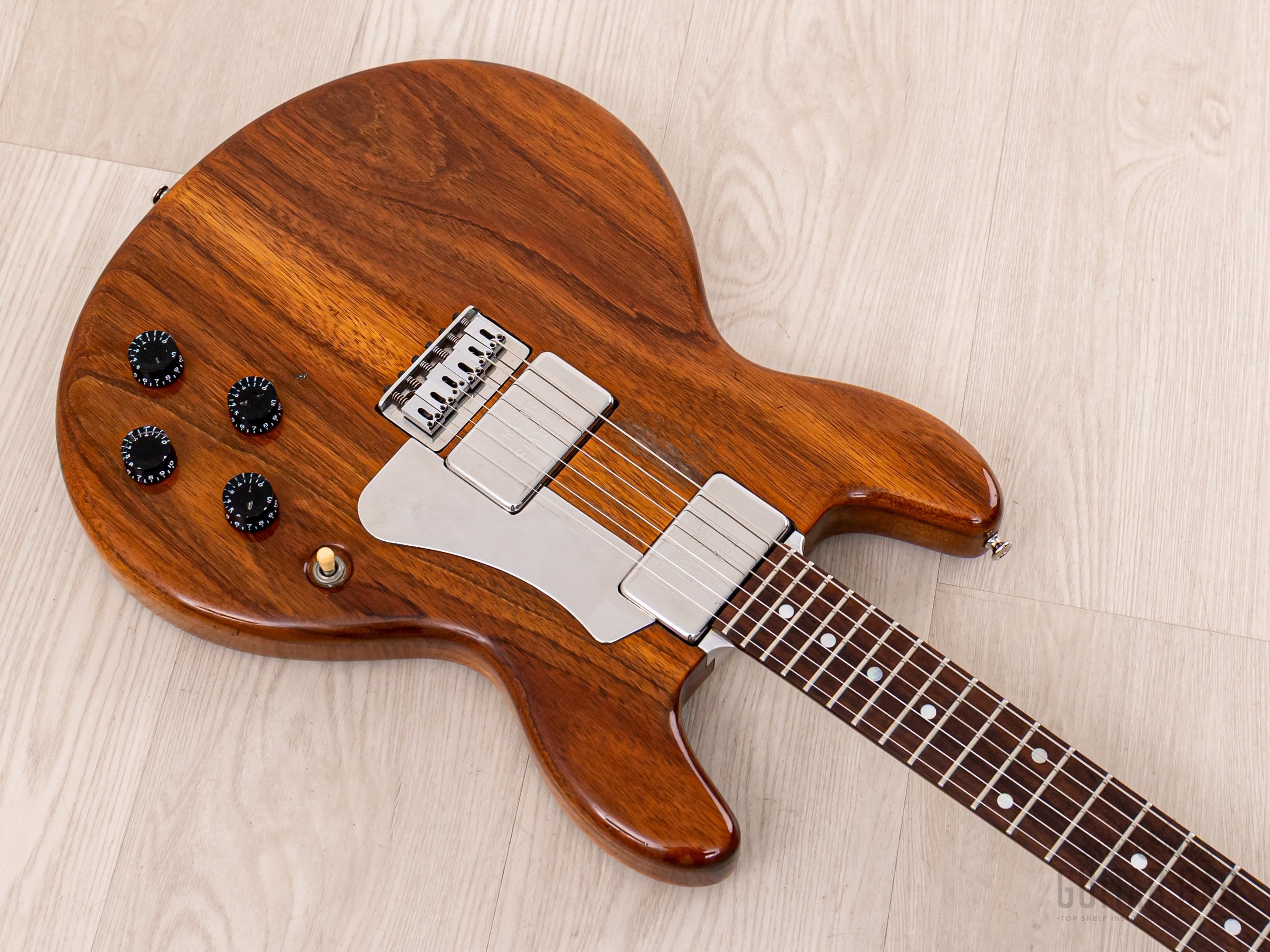 1978 Travis Bean TB1000S Standard Vintage Aluminum Neck Guitar, Koa Body, 100% Original w/ Case