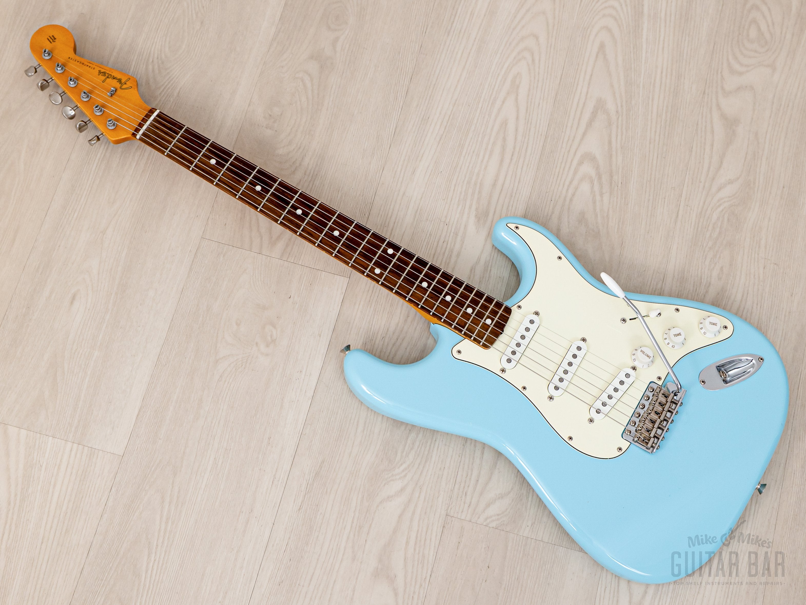 2010 Fender Stratocaster ‘62 Vintage Reissue ST62 Sonic Blue w/ Lollar Pickups, Japan MIJ