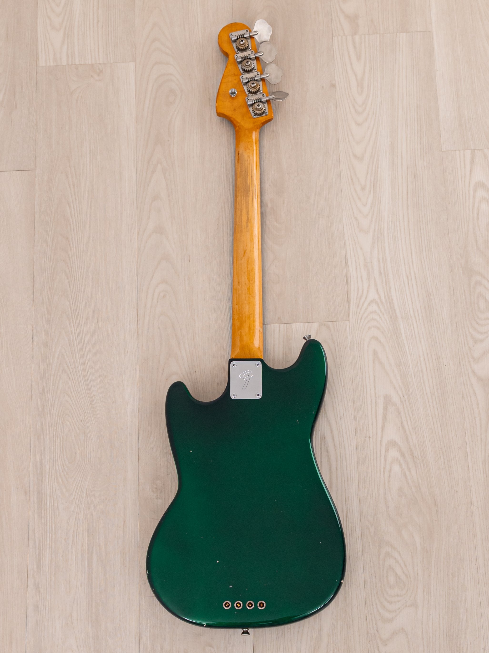 1968 Fender Mustang Bass Vintage Short Scale Sherwood Green w/ Case