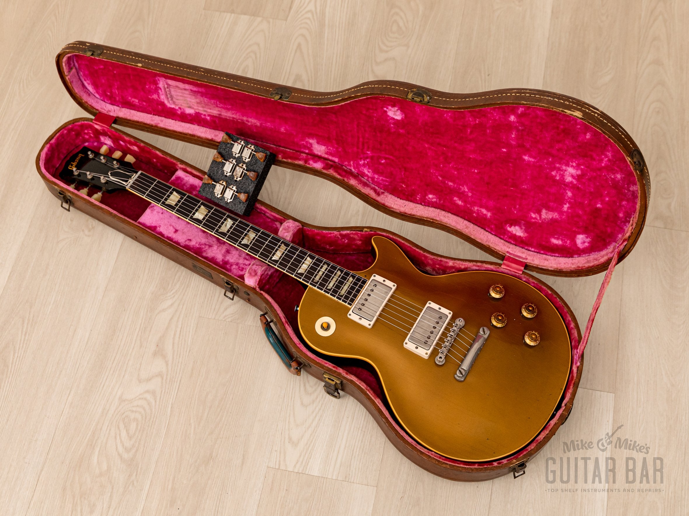 1958 Gibson Les Paul Standard Goldtop Darkback, Collector-Grade w/ Lifton Case