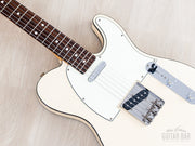 TL62B Olympic White Telecaster Custom body angle, neck pickup side