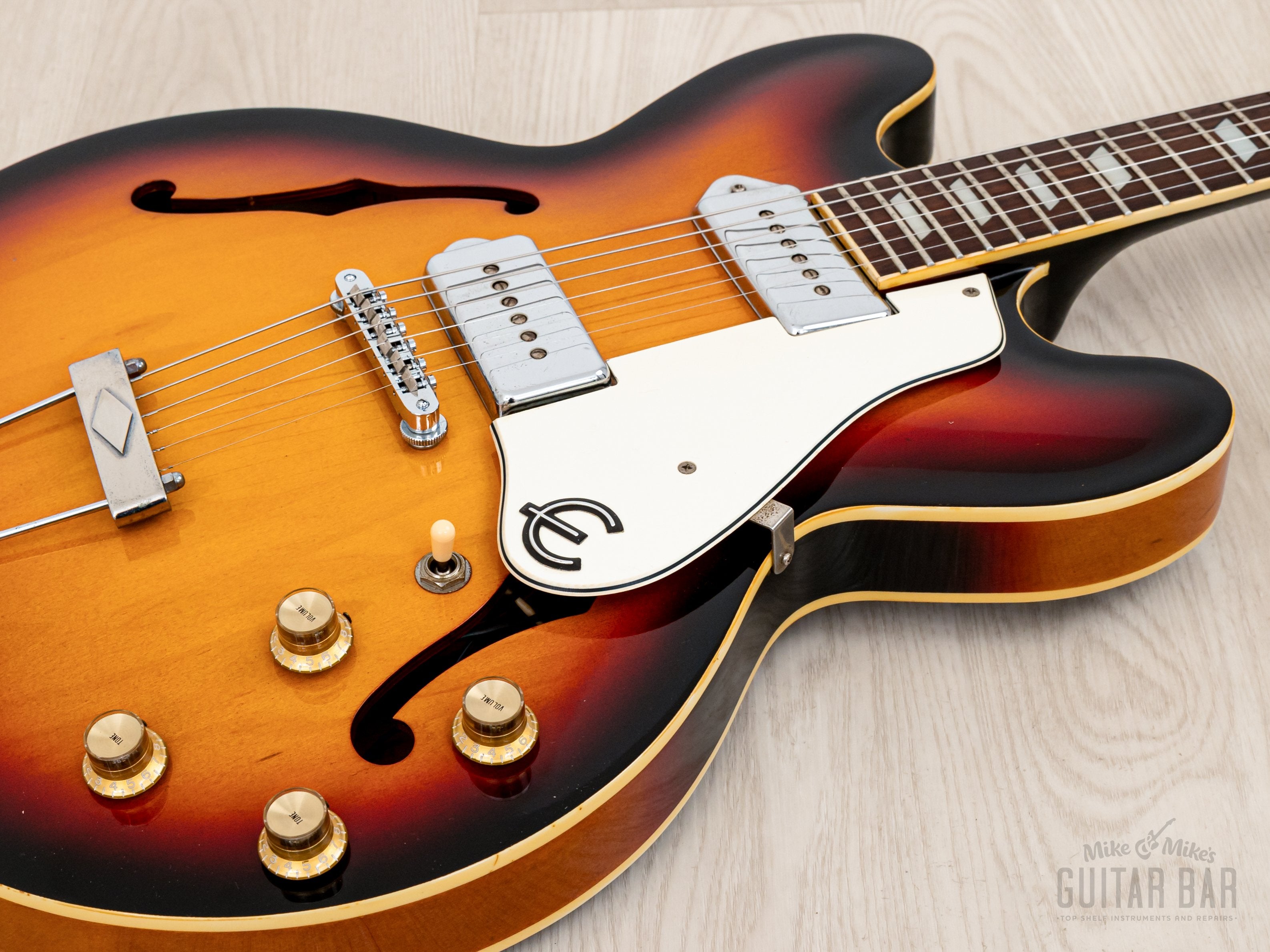 1996 Epiphone Casino Sunburst w/ Case, Peerless