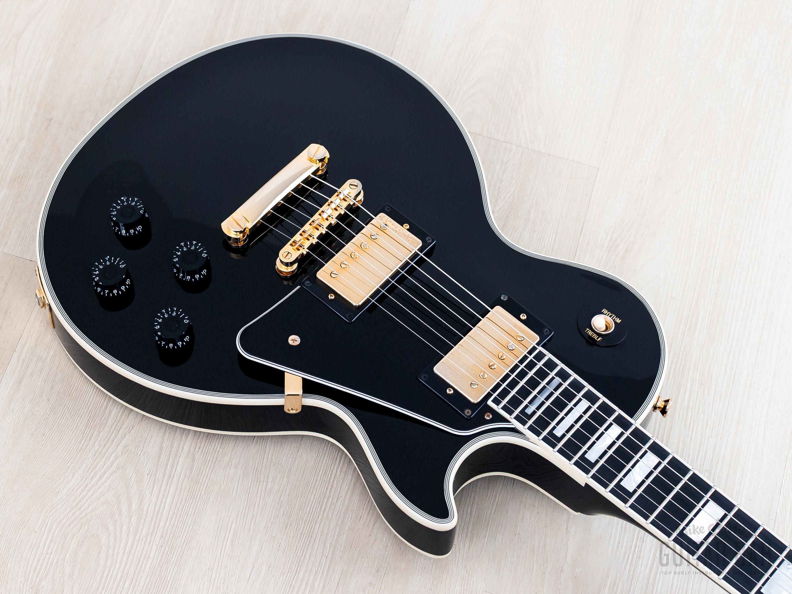 2025 Epiphone IGC Les Paul Custom Black Beauty w/ Gibson USA Pickups &