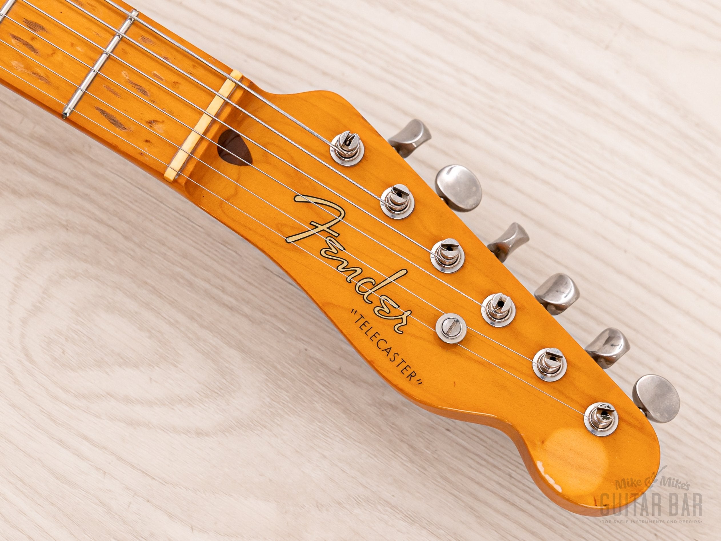 1987 Fender Telecaster '52 Vintage Reissue TL52-95 Butterscotch Lacquer w/ USA Pickups & Tweed Case, Japan MIJ Fujigen