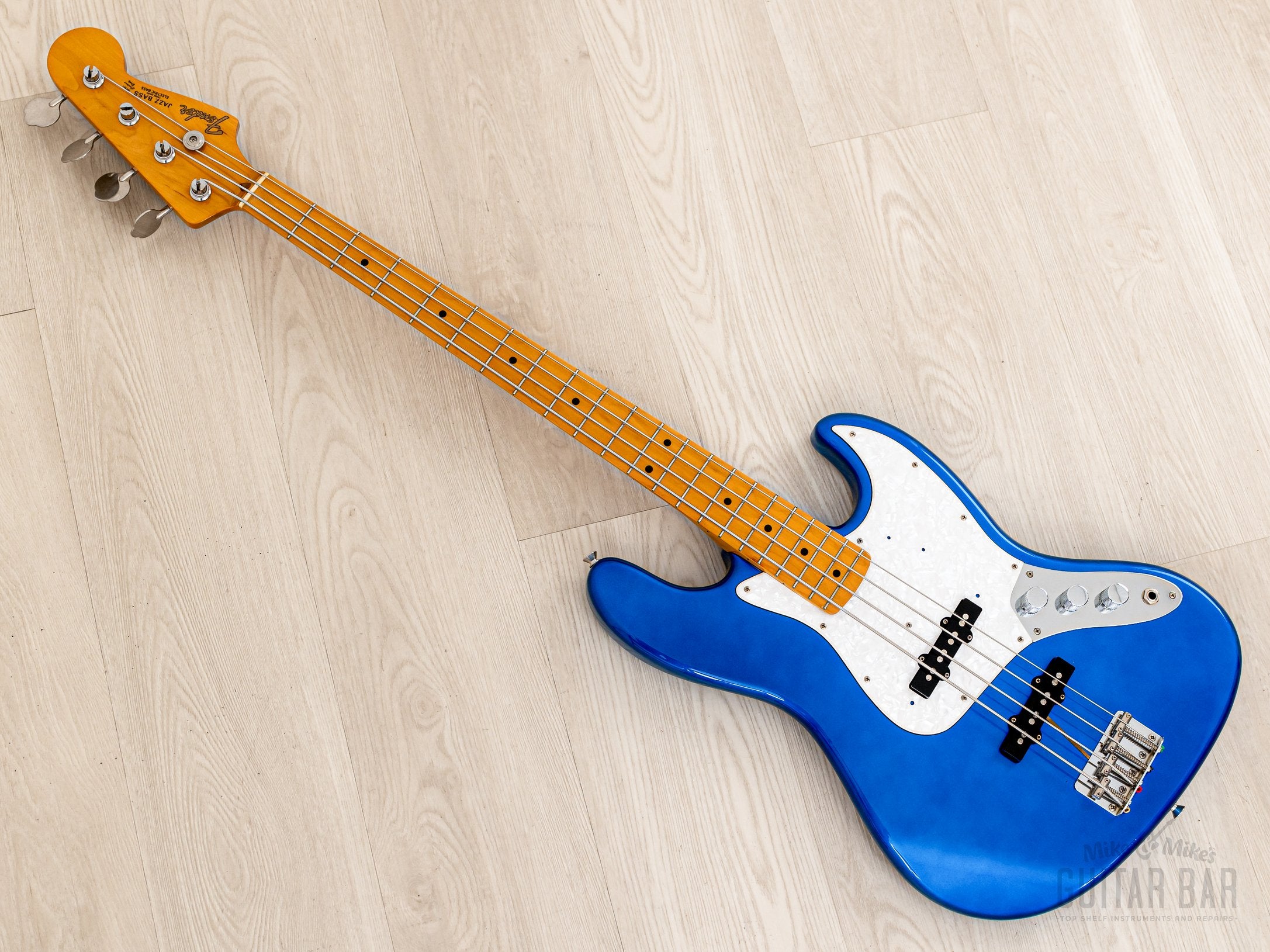 2000 Fender Order Made Jazz Bass JB62 Non-Catalog Maple Fretboard Lake Placid Blue, Japan CIJ