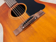 1965 Gibson B-45-12 rectangular rosewood bridge with adjustable saddle