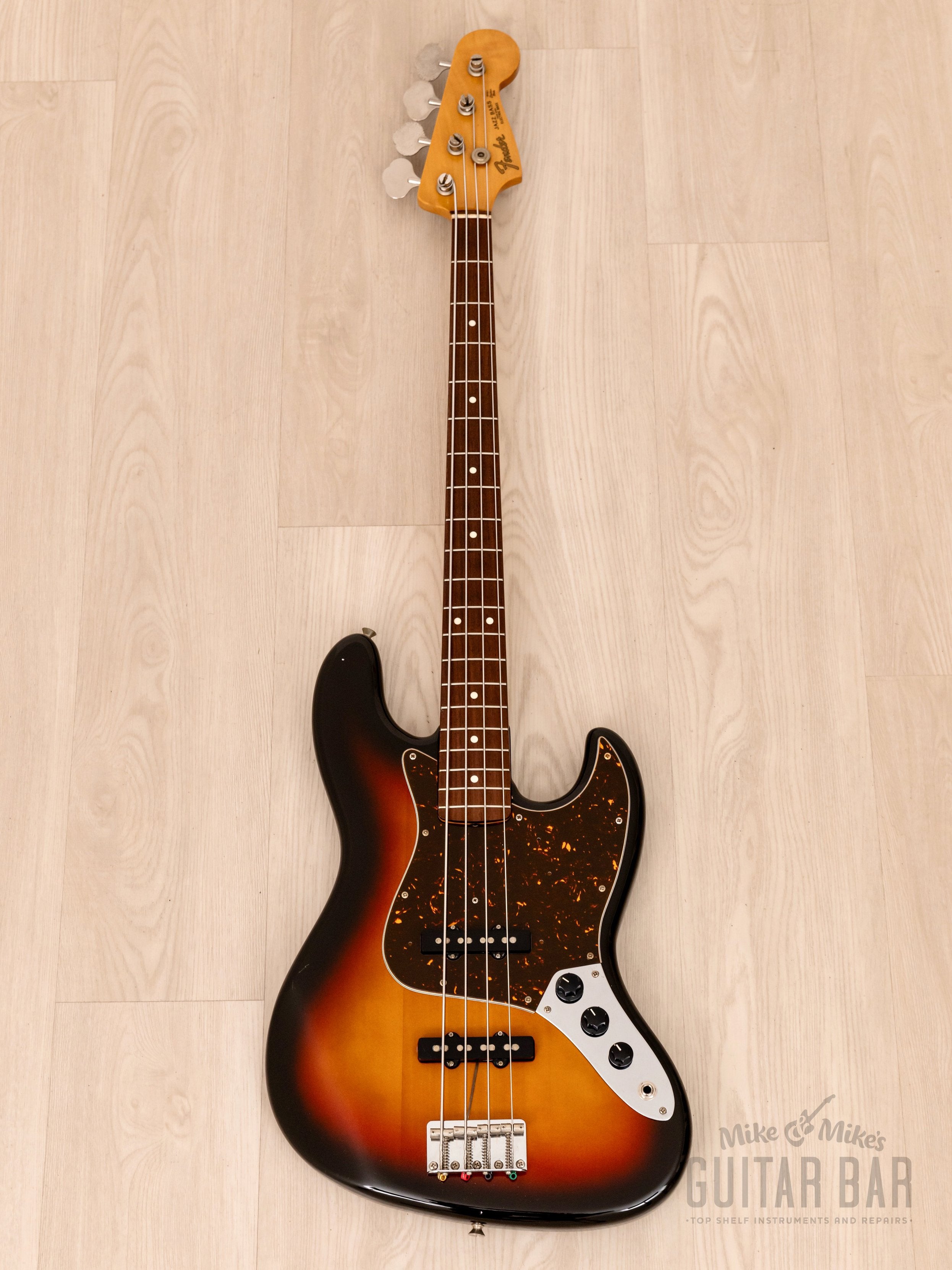 1995 Fender Jazz Bass '62 Vintage Reissue JB62-58 Sunburst, Japan MIJ