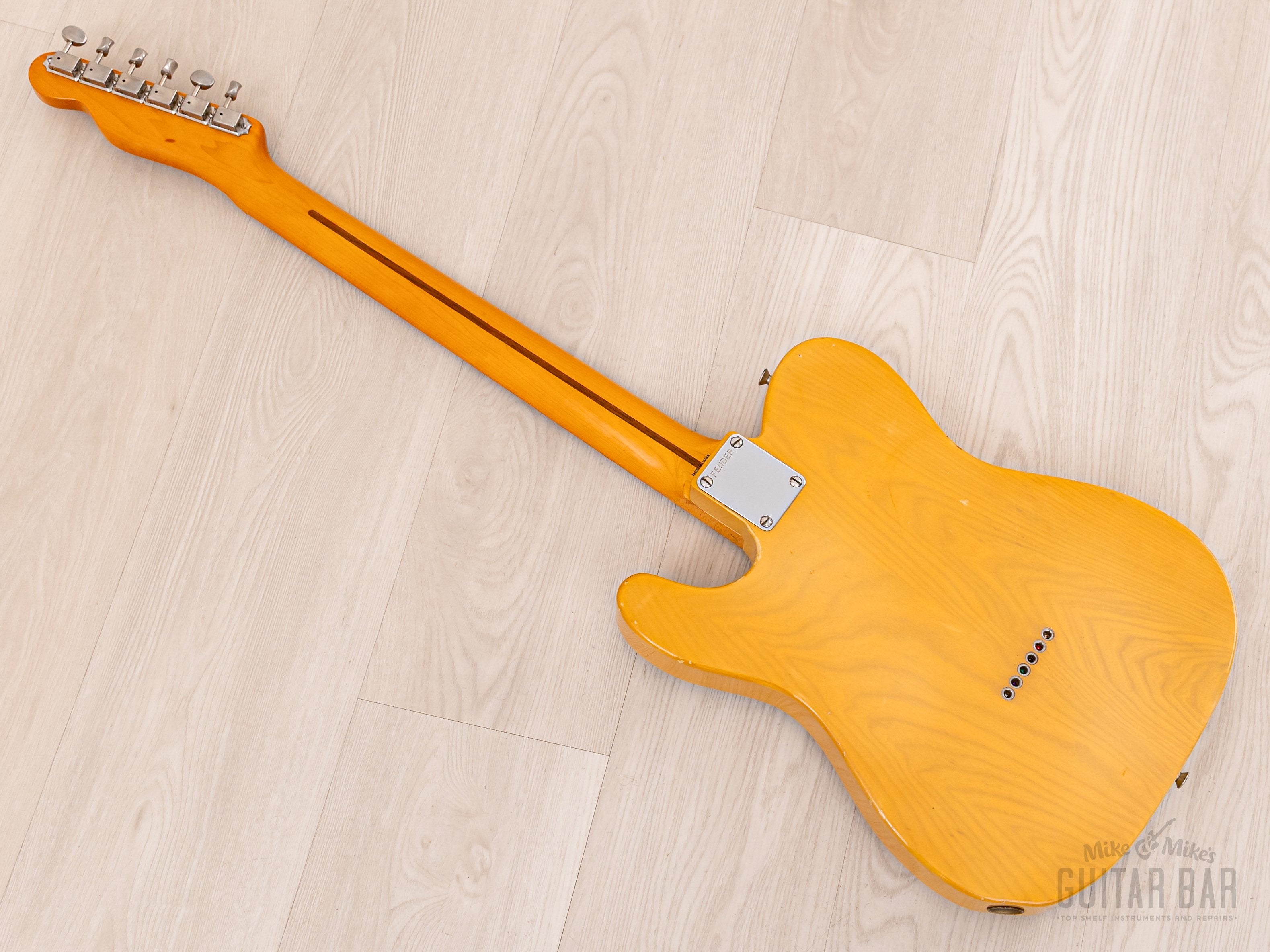1987 Fender Telecaster '52 Vintage Reissue TL52-95 Butterscotch Lacquer w/ USA Pickups & Tweed Case, Japan MIJ Fujigen