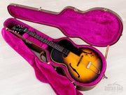 1956 Gibson ES-125 Sunburst - in its case, open