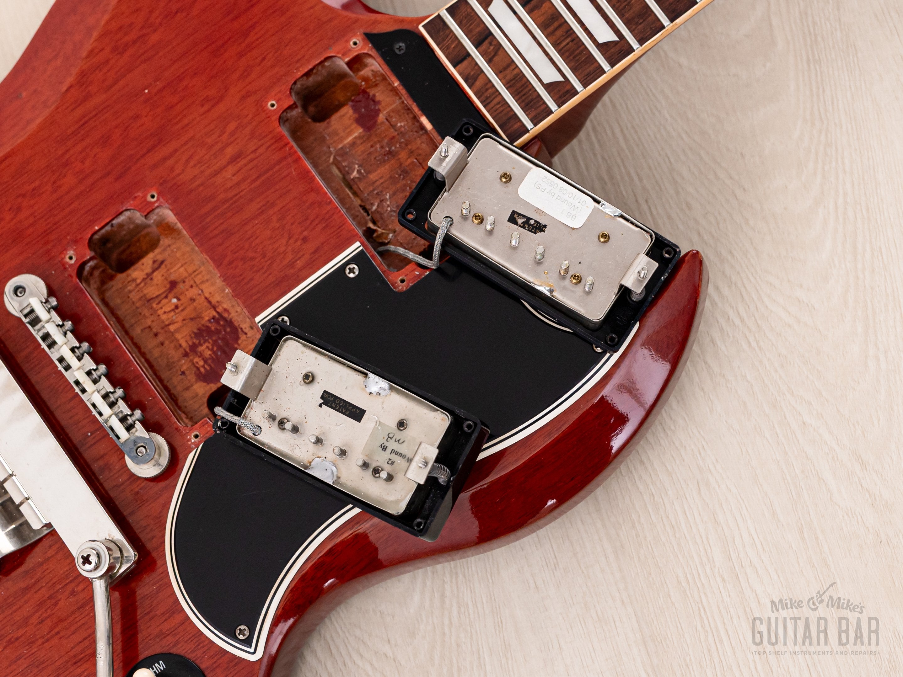 2008 Gibson Custom Shop Historic 1964 SG Standard Aged Cherry VOS w/ Burstbucker PAFs, COA, Case