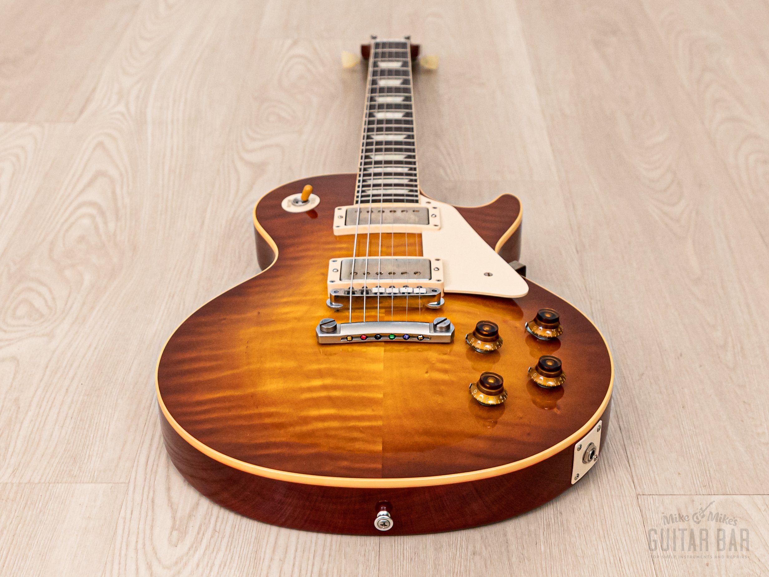 2013 Gibson Custom Shop Historic 1958 Les Paul Standard R8 Flame Top, Ice Tea Burst w/ Custombucker PAFs, COA & Case