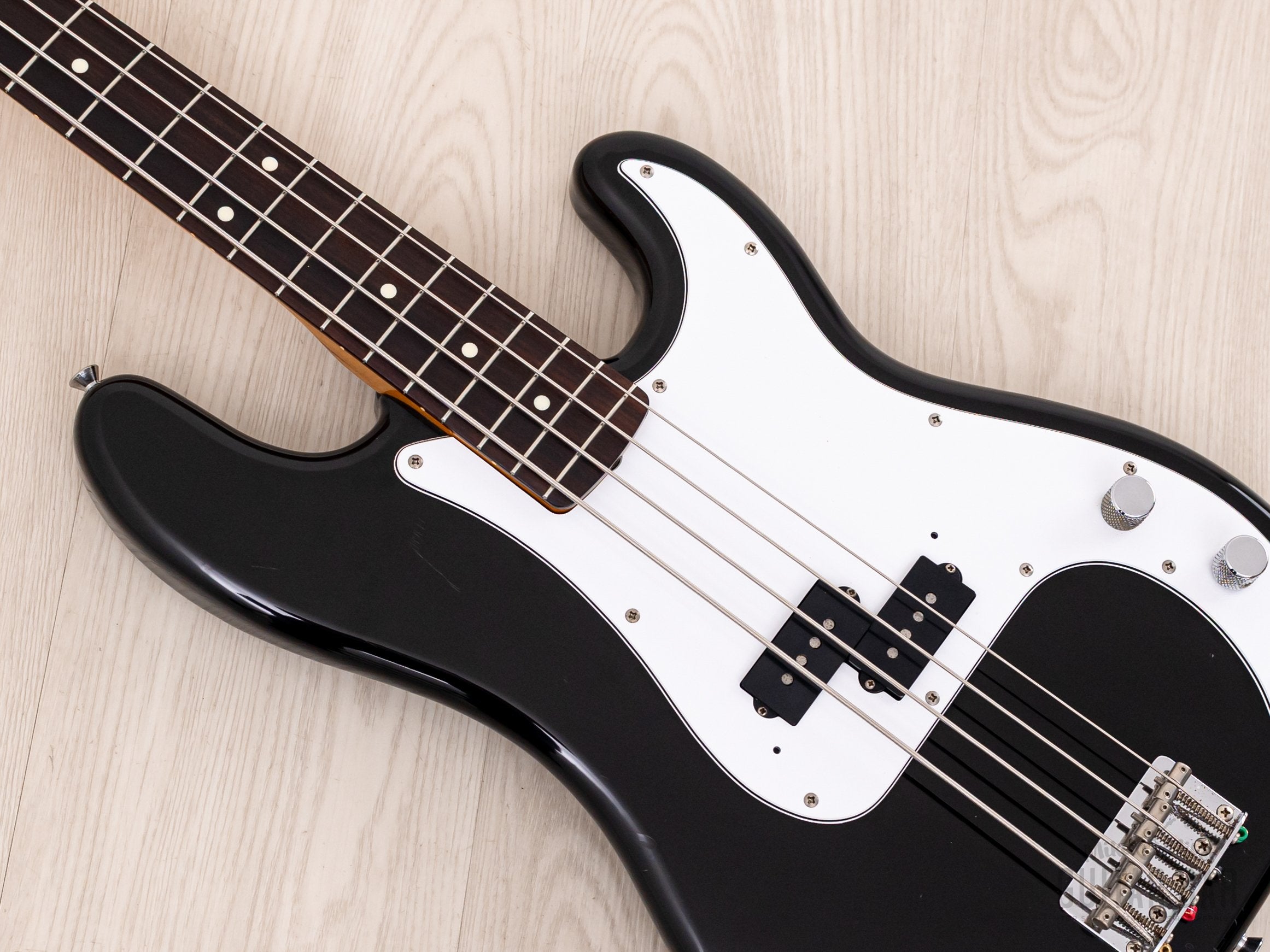 1988 Fender Precision Bass ‘62 Vintage Reissue PB62-55 Black, 100% Original, Japan MIJ Fujigen