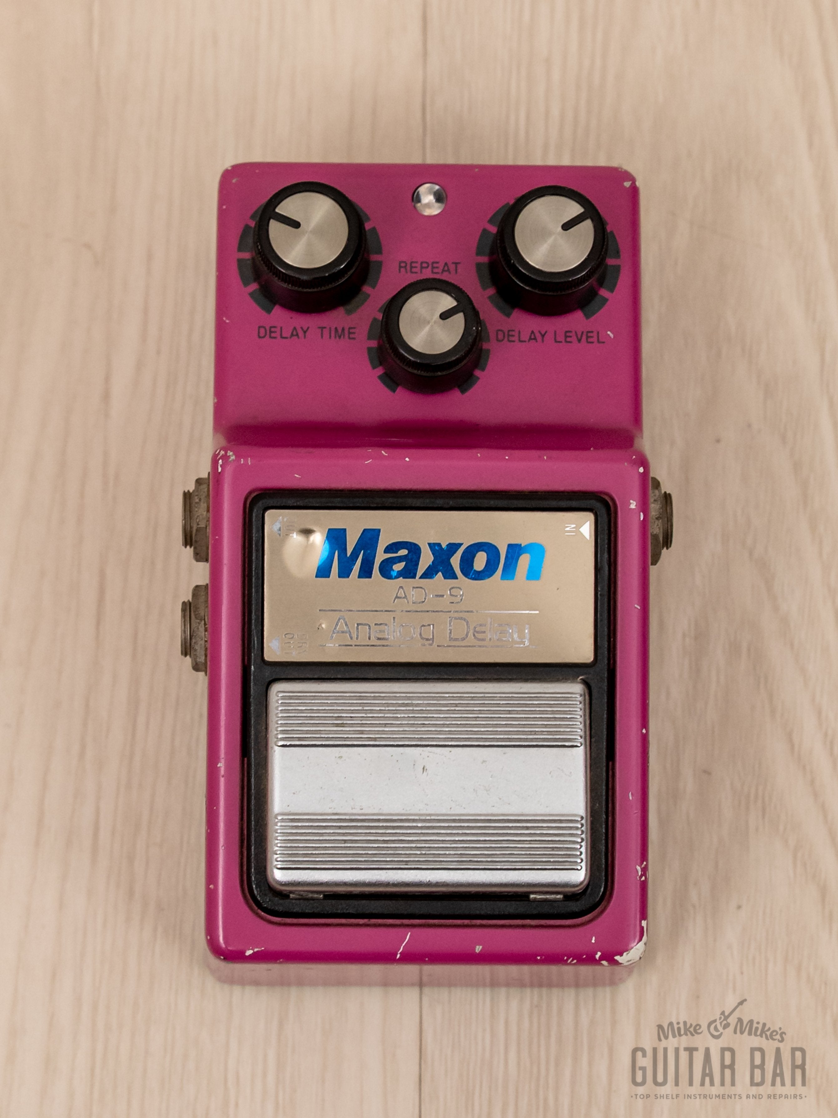 1981 Maxon AD-9 Delay Vintage Guitar Effects Pedal w/ Box, Ibanez Japan