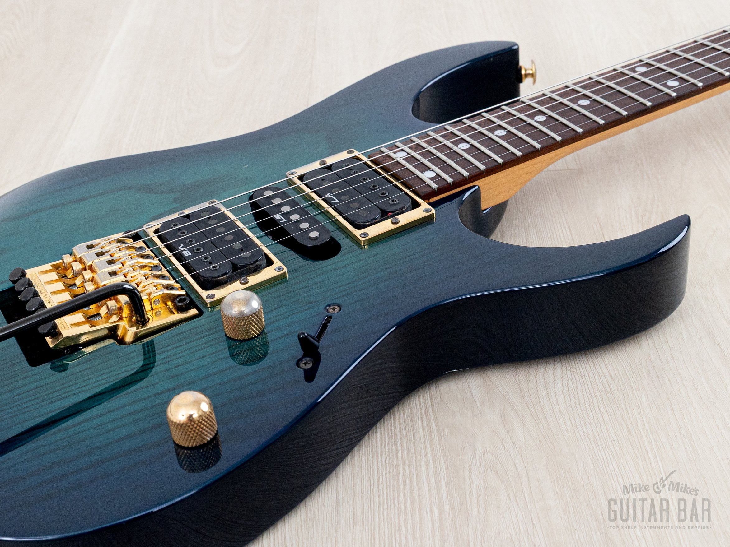 1994 Ibanez RG670 HSH Royal Blue Sunburst w/ Dimarzio